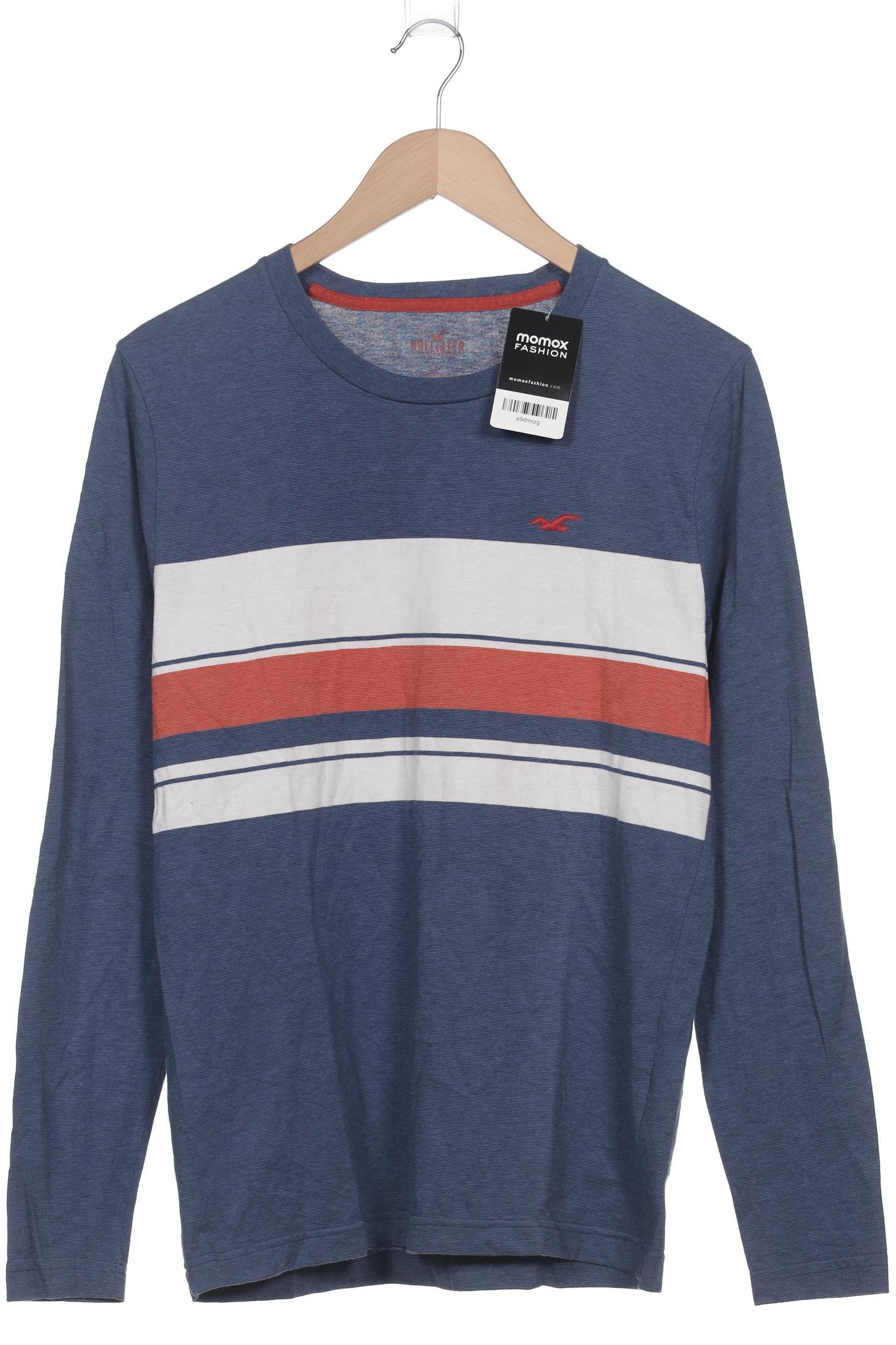 

Hollister Herren Langarmshirt, blau, Gr. 46