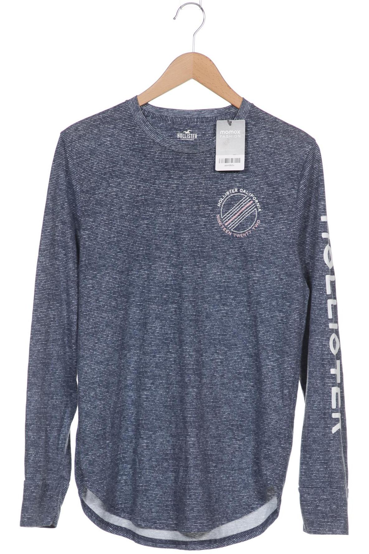 

Hollister Herren Langarmshirt, blau, Gr. 48