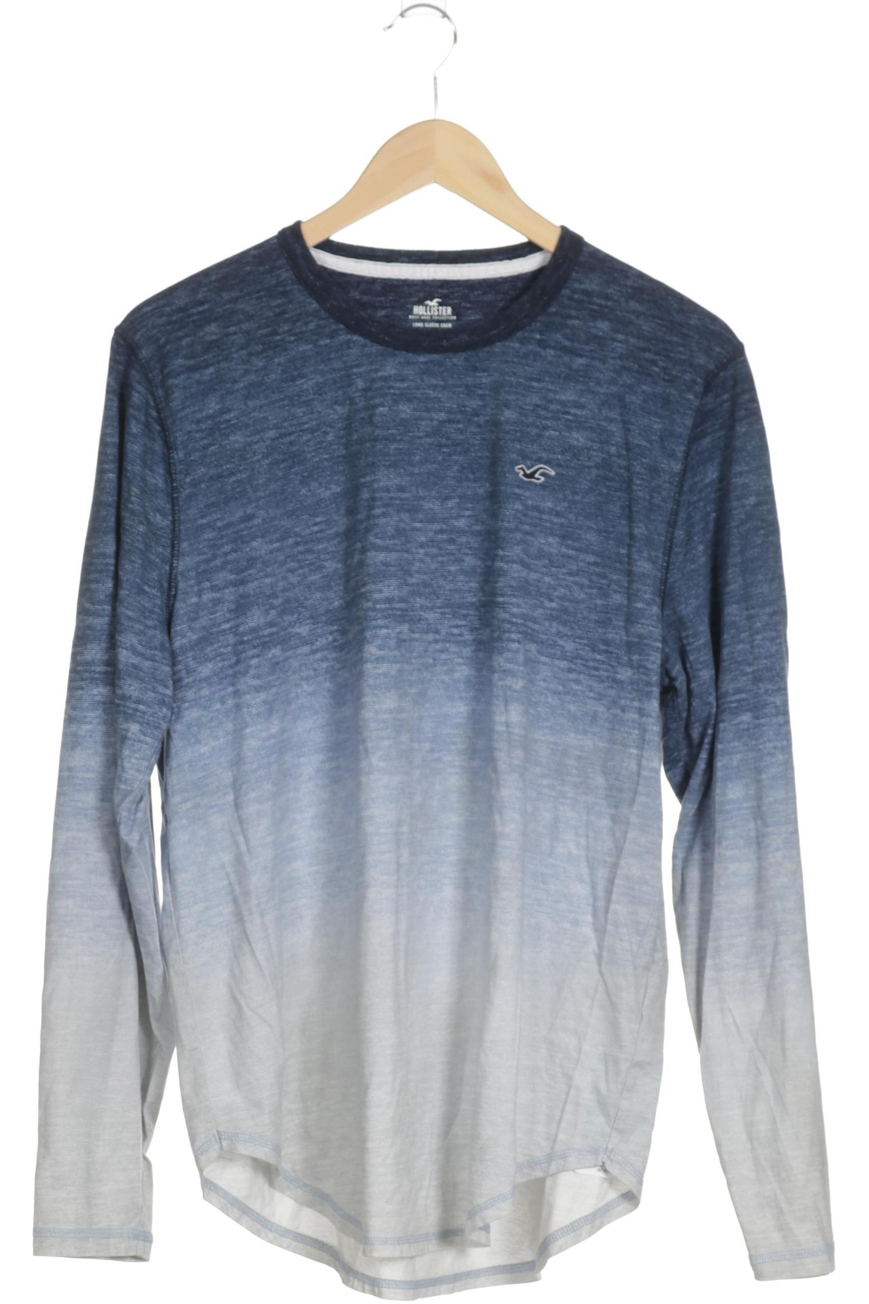 

Hollister Herren Langarmshirt, blau, Gr.