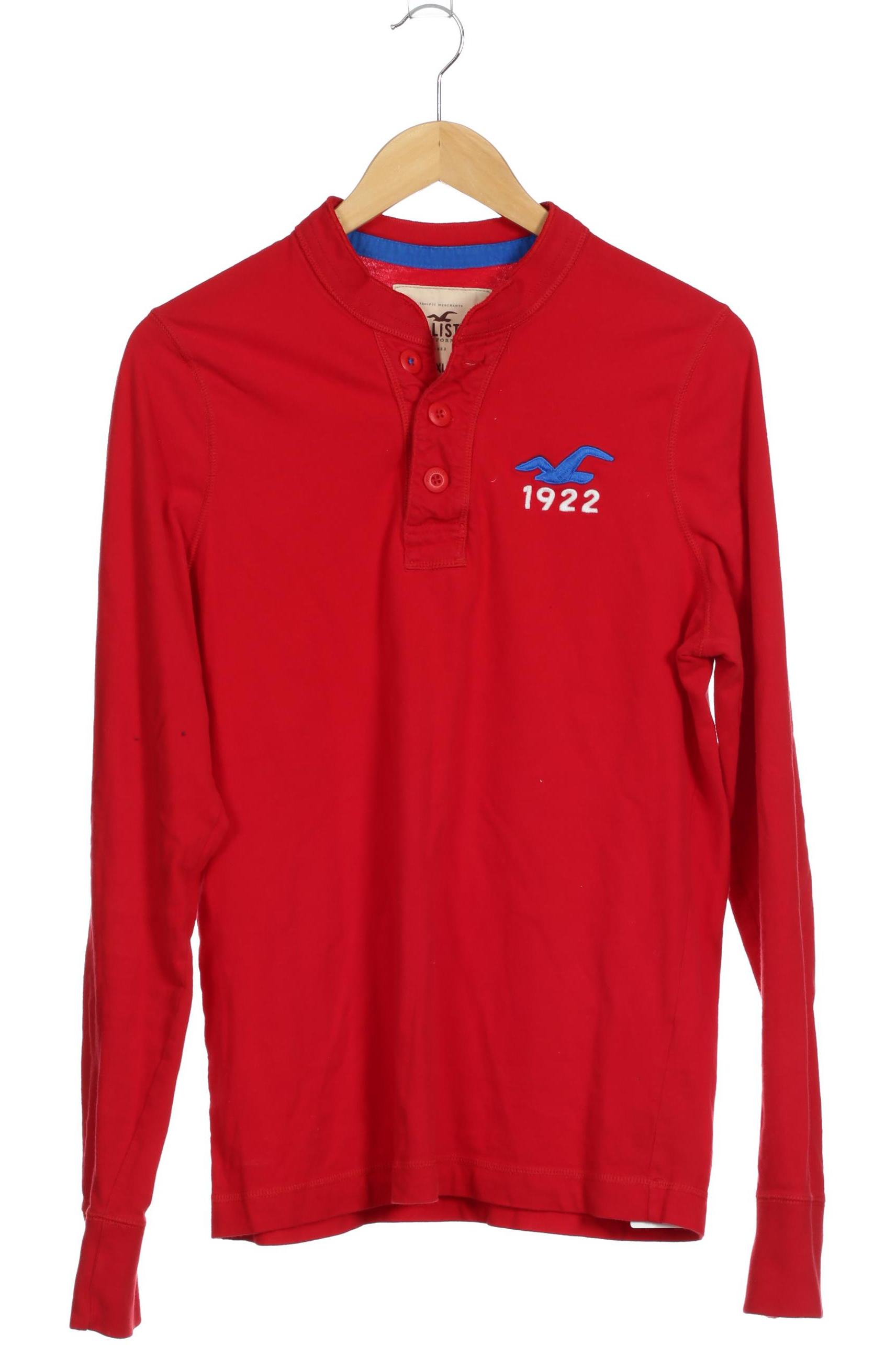 

Hollister Herren Langarmshirt, rot, Gr. 54