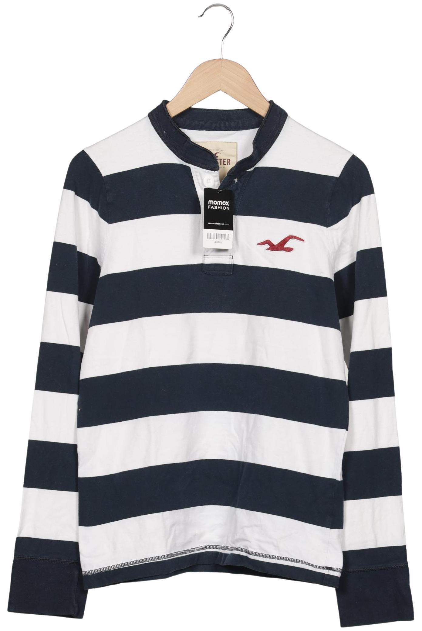 

Hollister Herren Langarmshirt, marineblau, Gr. 54
