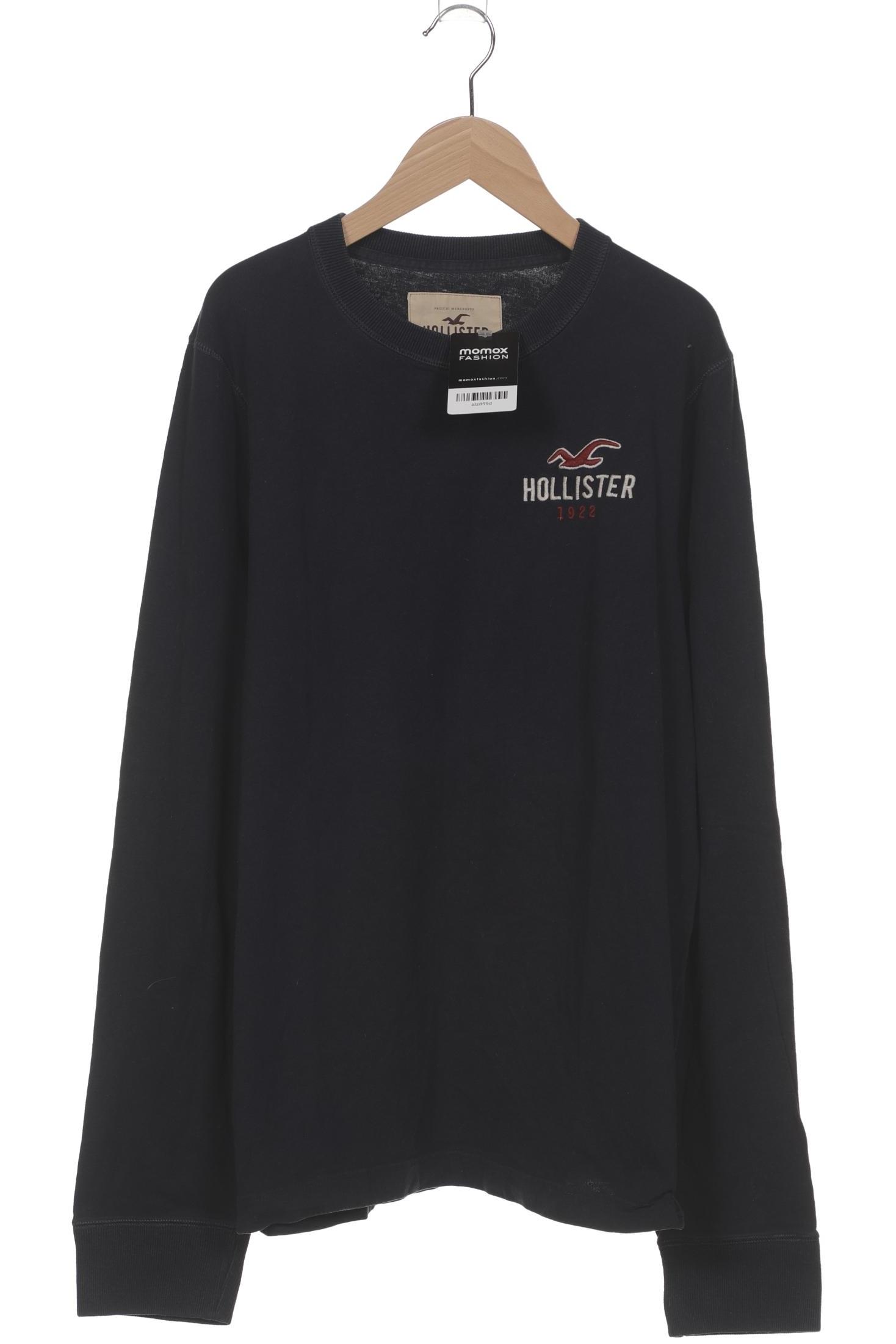 

Hollister Herren Langarmshirt, marineblau, Gr. 52