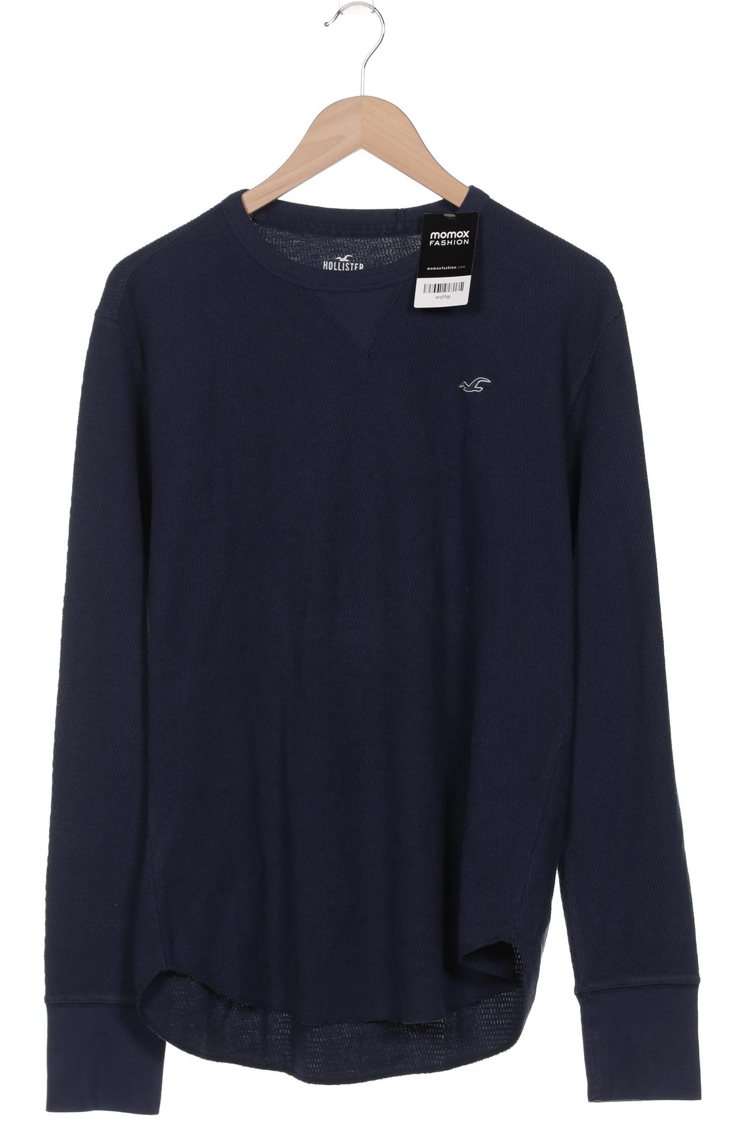 

Hollister Herren Langarmshirt, marineblau, Gr. 52