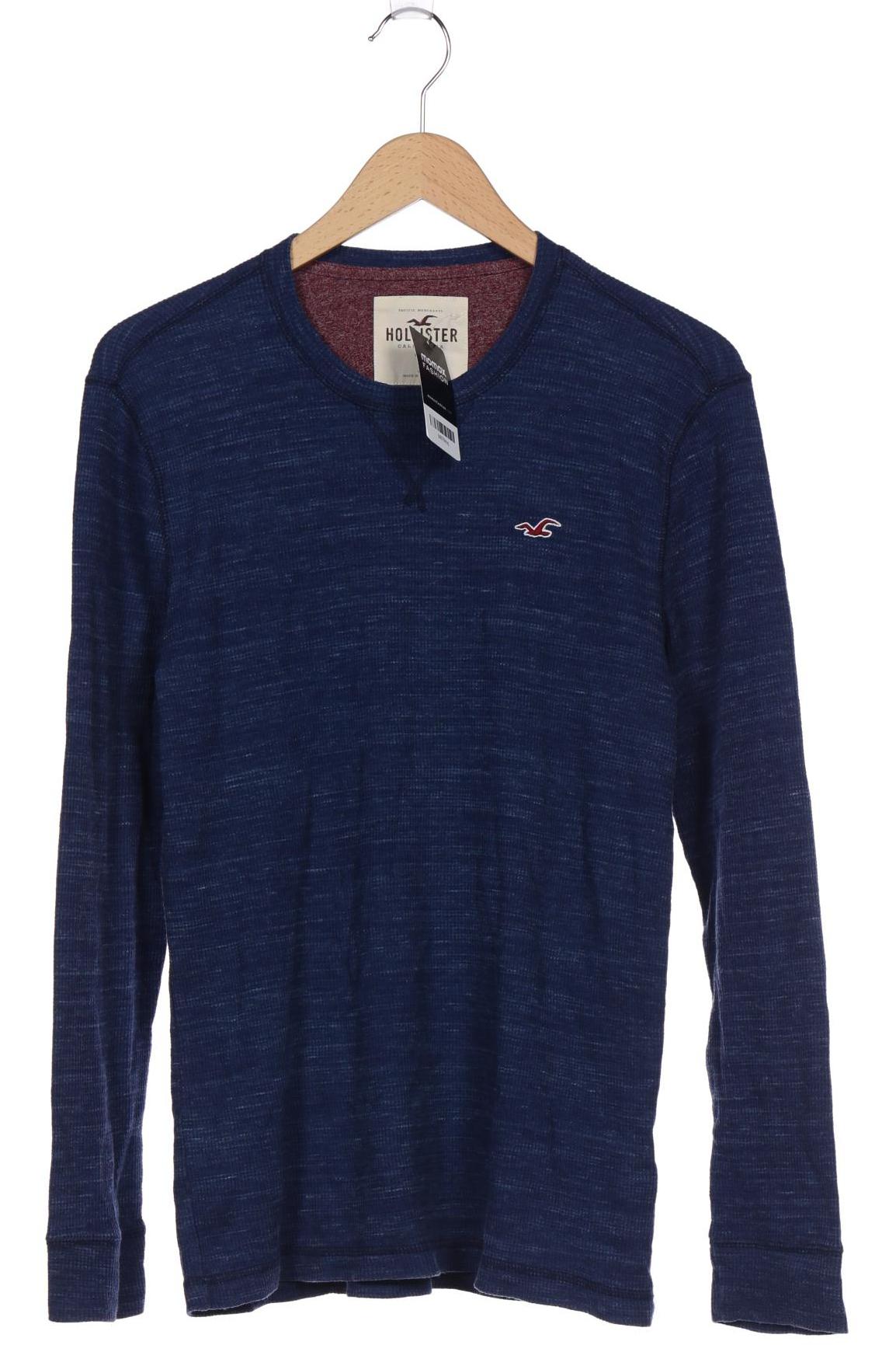 

Hollister Herren Langarmshirt, marineblau, Gr. 46