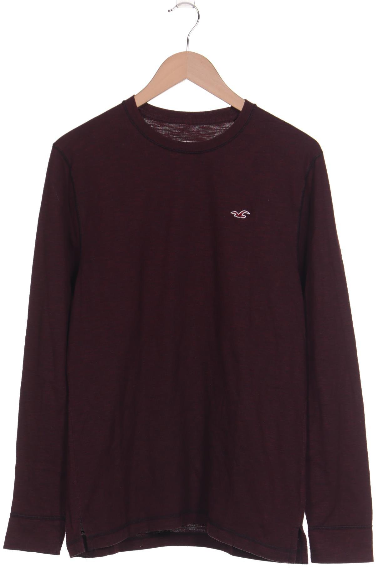 

Hollister Herren Langarmshirt, bordeaux, Gr. 48