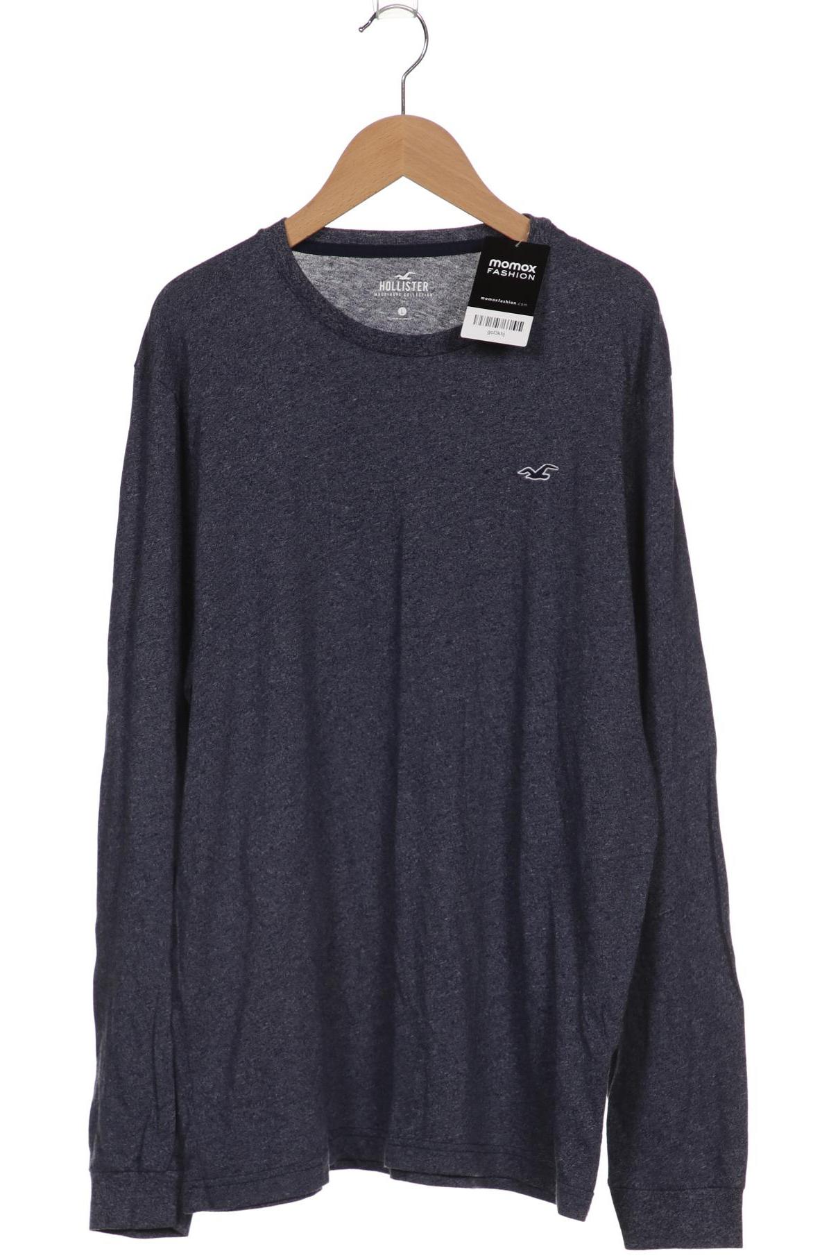 

Hollister Herren Langarmshirt, marineblau, Gr. 52