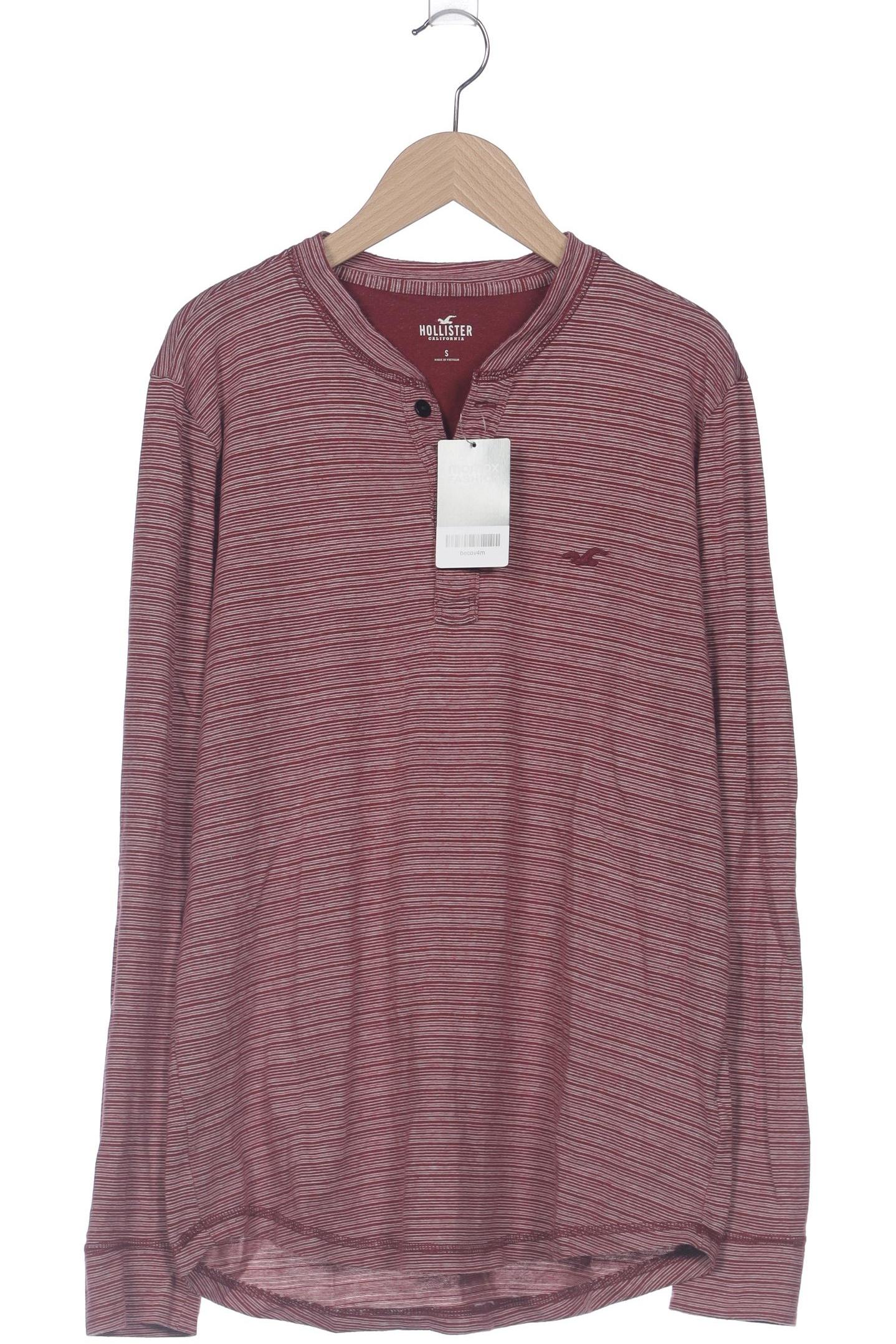 

Hollister Herren Langarmshirt, bordeaux, Gr. 46