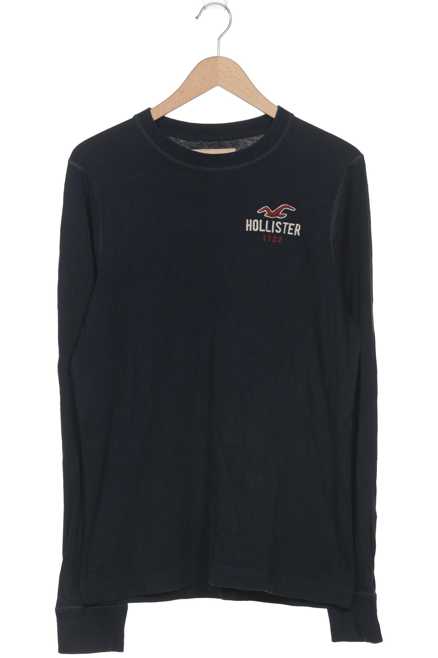 

Hollister Herren Langarmshirt, marineblau, Gr. 54