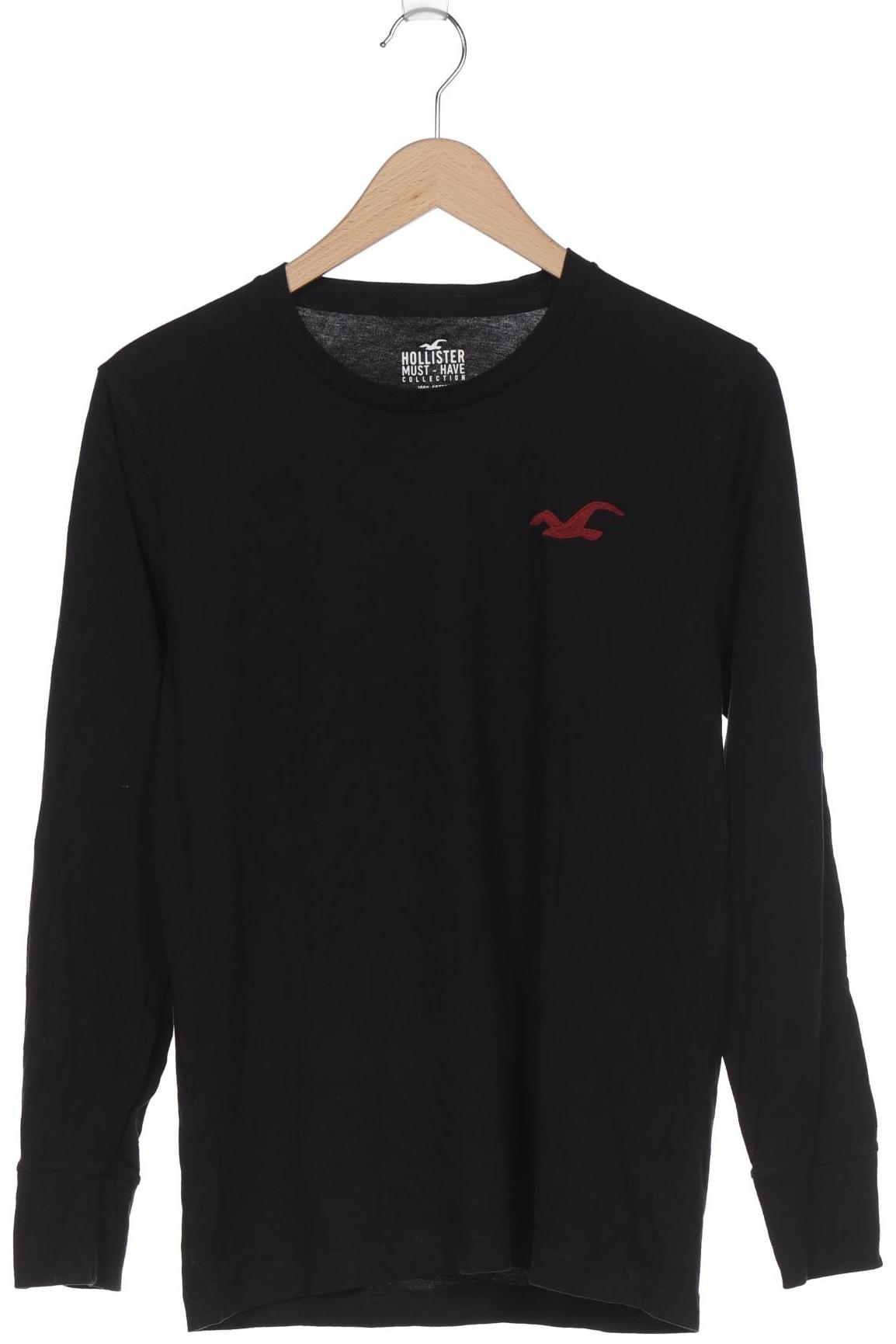 

Hollister Herren Langarmshirt, schwarz