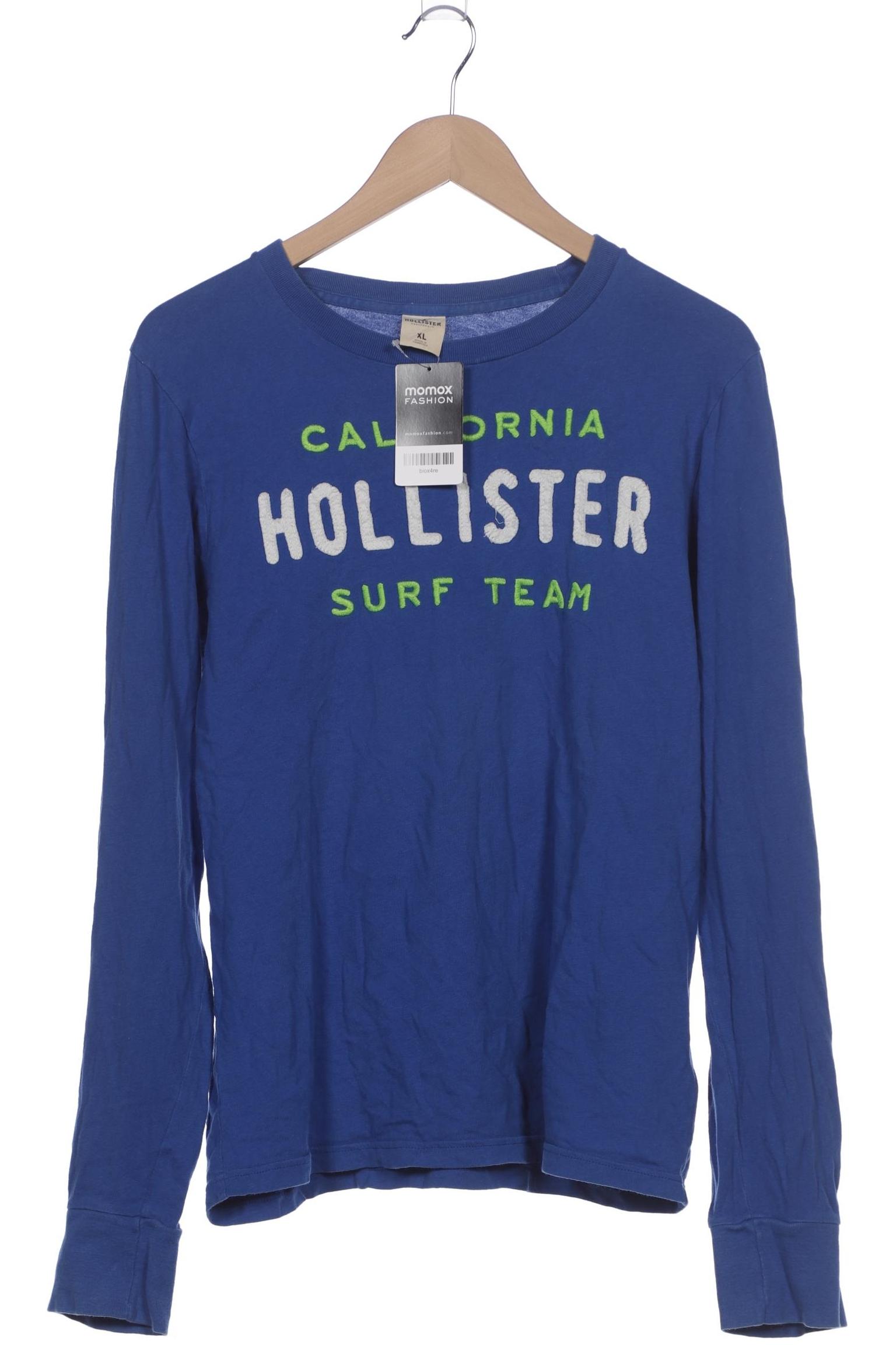 

Hollister Herren Langarmshirt, blau, Gr. 54