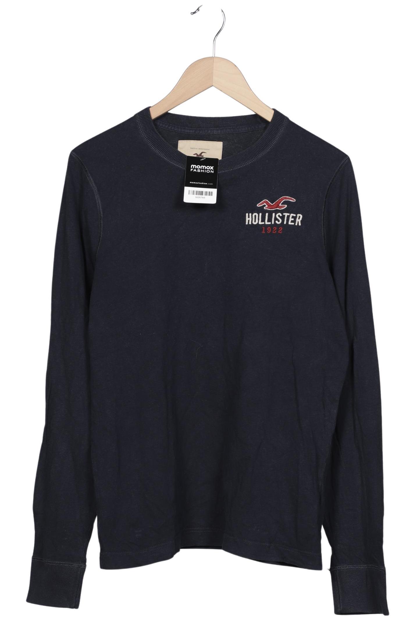 

Hollister Herren Langarmshirt, marineblau, Gr. 48