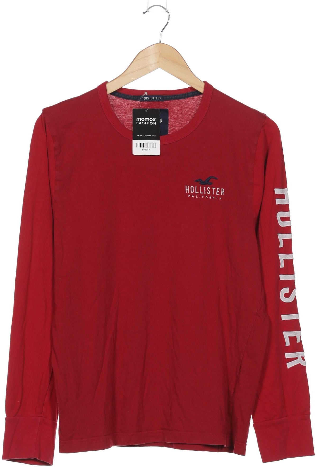 

Hollister Herren Langarmshirt, bordeaux, Gr. 46