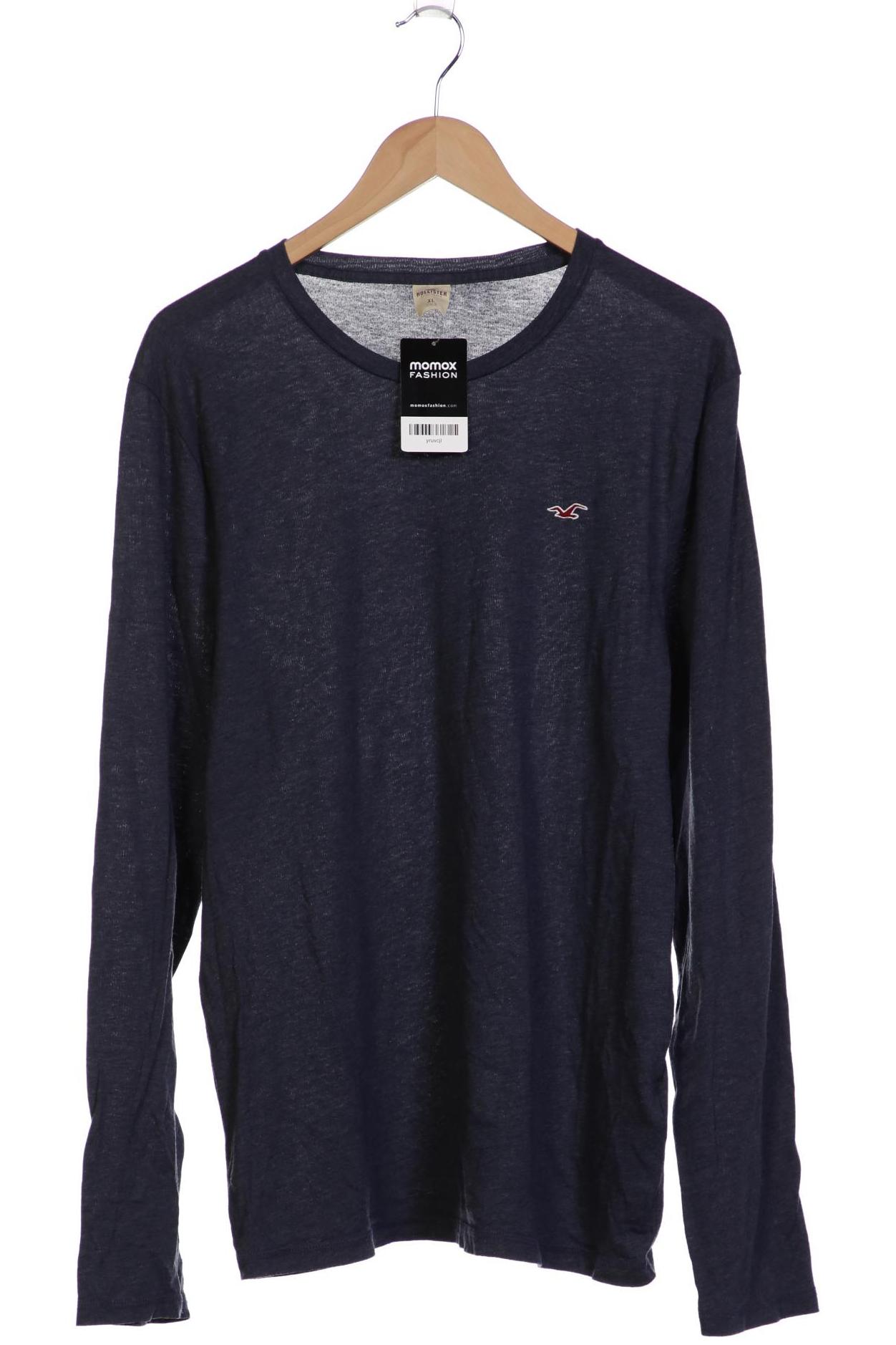 

Hollister Herren Langarmshirt, marineblau, Gr. 54