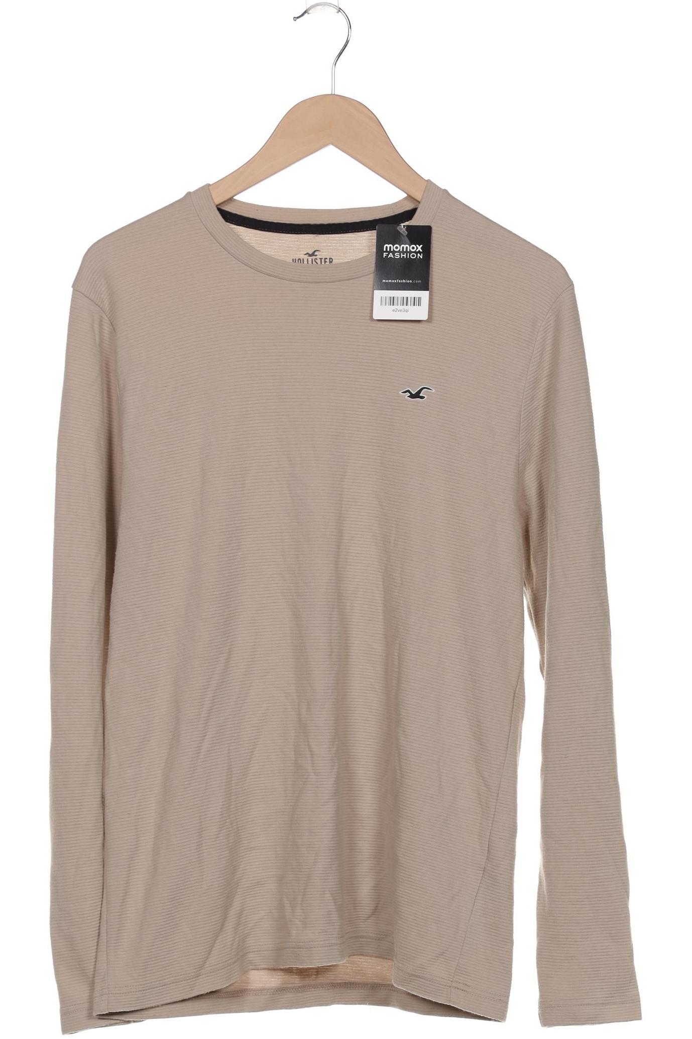 

Hollister Herren Langarmshirt, beige, Gr. 48