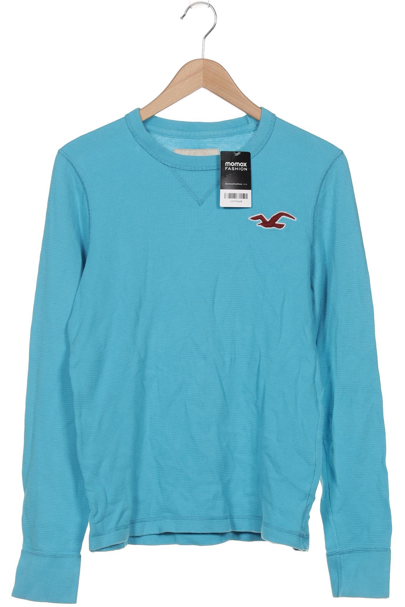 

Hollister Herren Langarmshirt, blau, Gr. 54