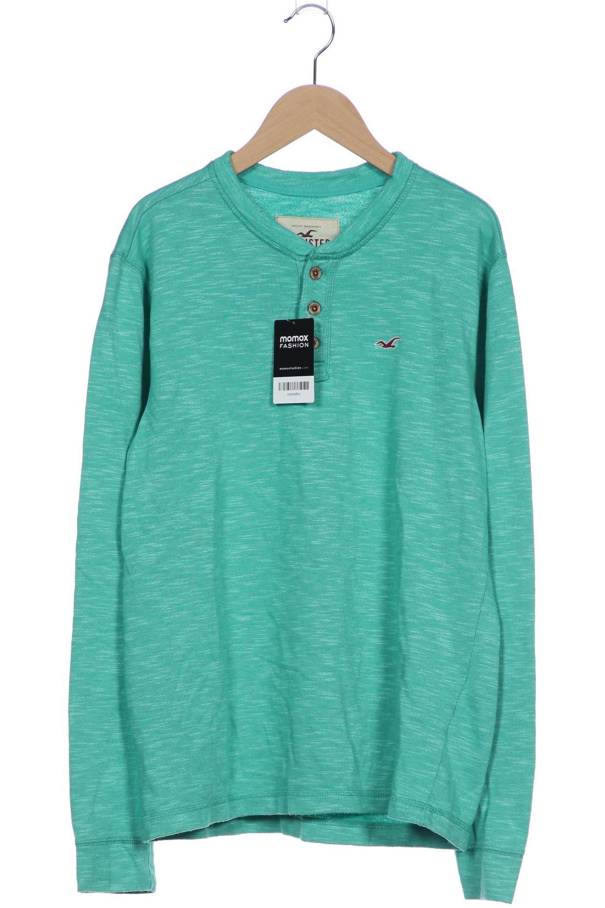 

Hollister Herren Langarmshirt, türkis, Gr. 48