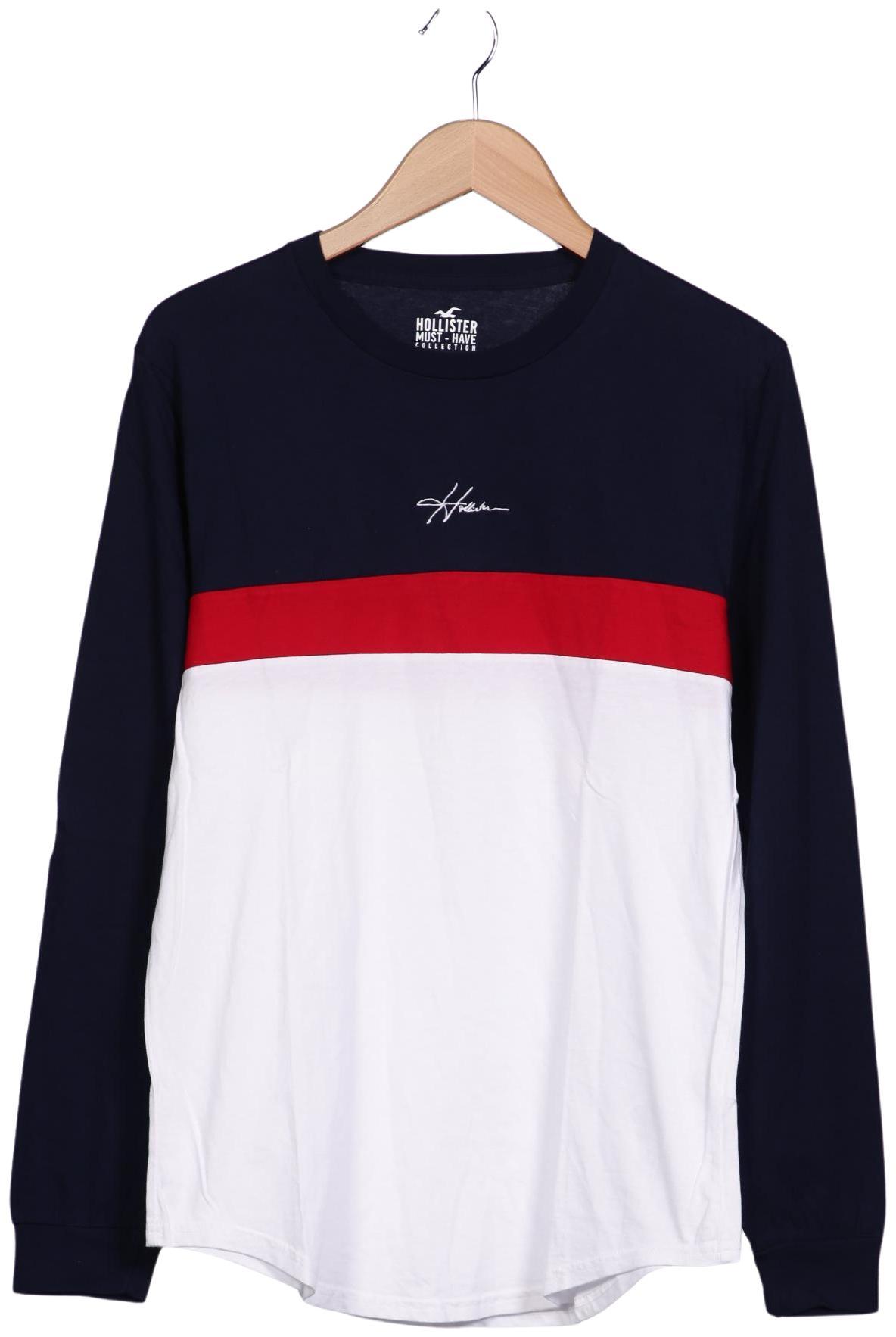 

Hollister Herren Langarmshirt, marineblau, Gr. 48