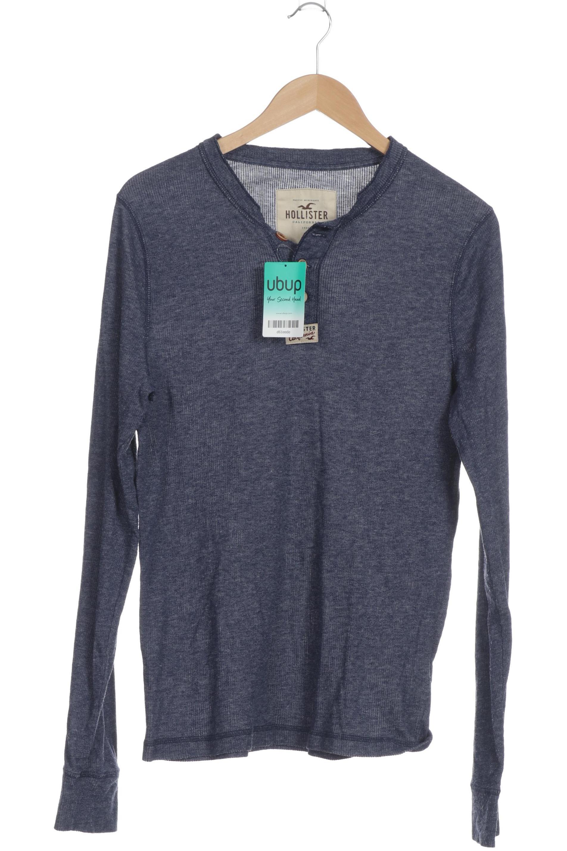 

Hollister Herren Langarmshirt, blau, Gr.