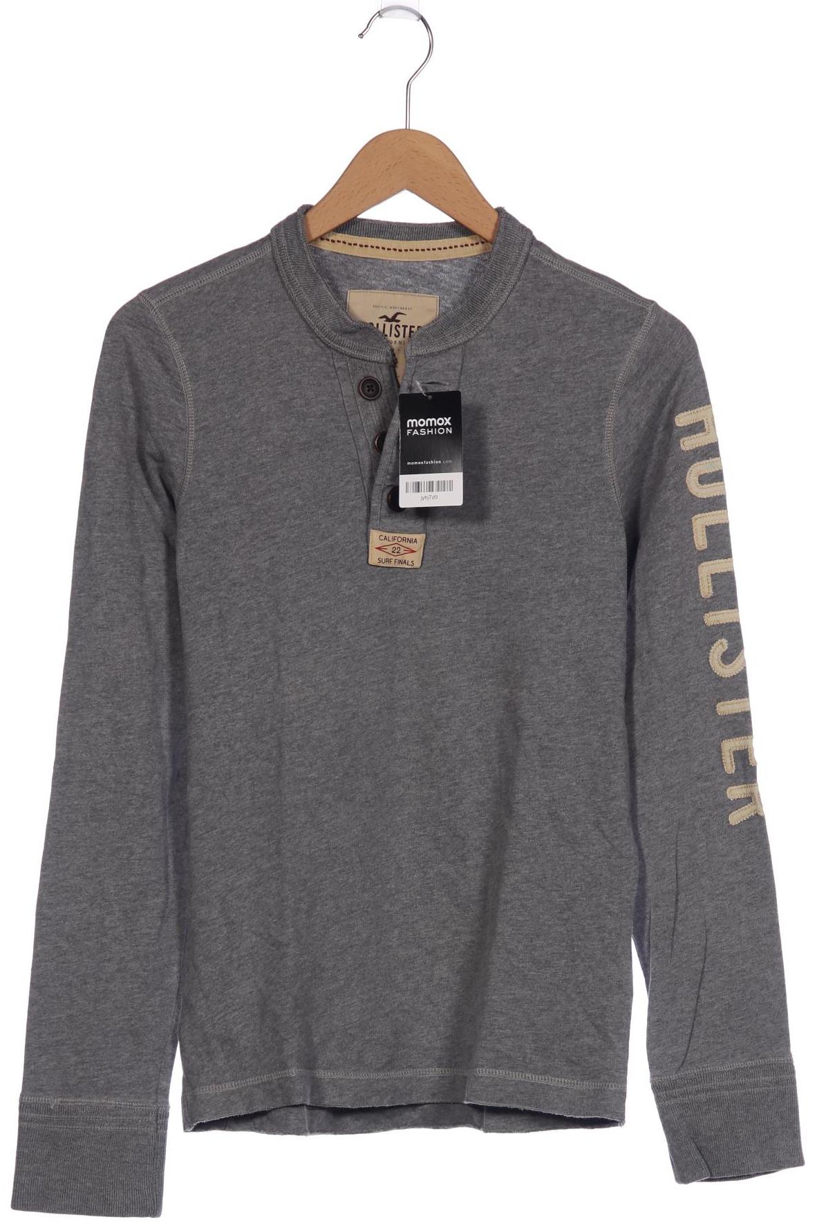 

Hollister Herren Langarmshirt, grau, Gr. 46