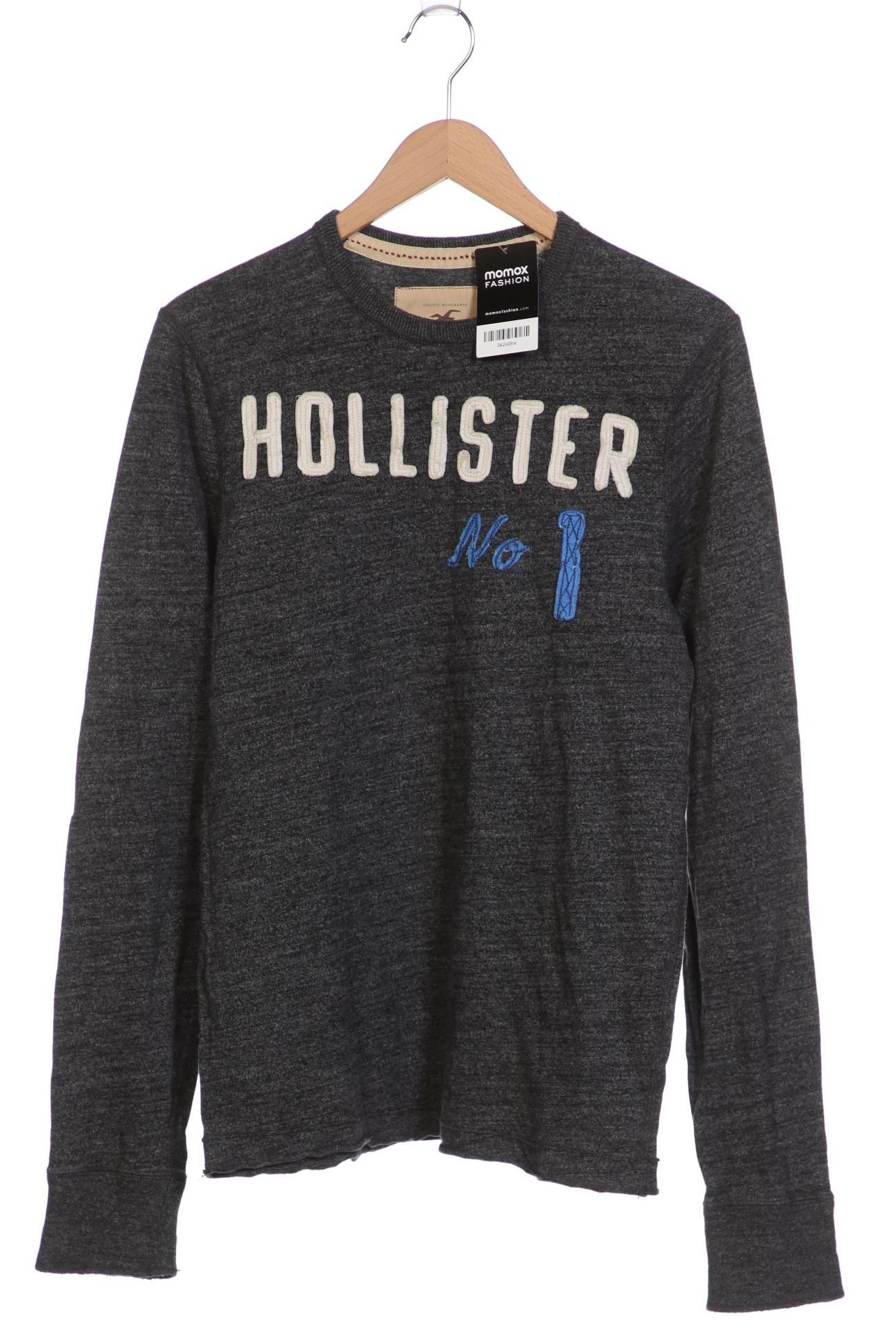 

Hollister Herren Langarmshirt, grau, Gr. 52