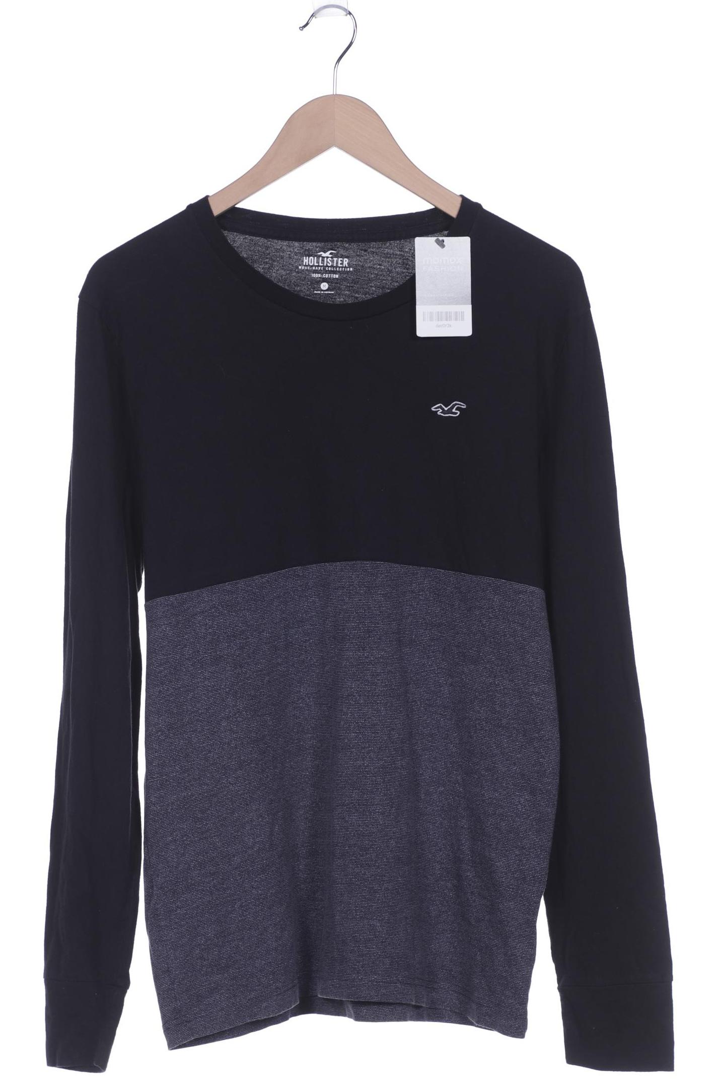 

Hollister Herren Langarmshirt, schwarz