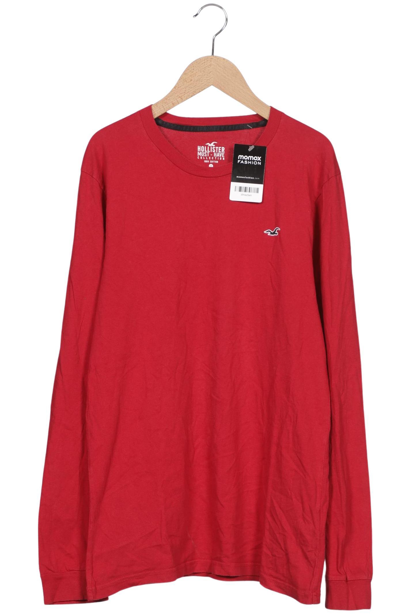 

Hollister Herren Langarmshirt, rot, Gr. 48
