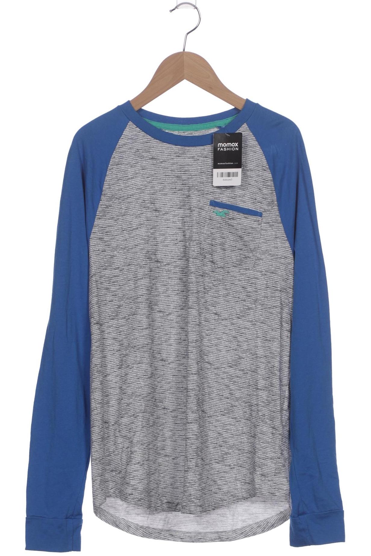 

Hollister Herren Langarmshirt, grau, Gr. 46