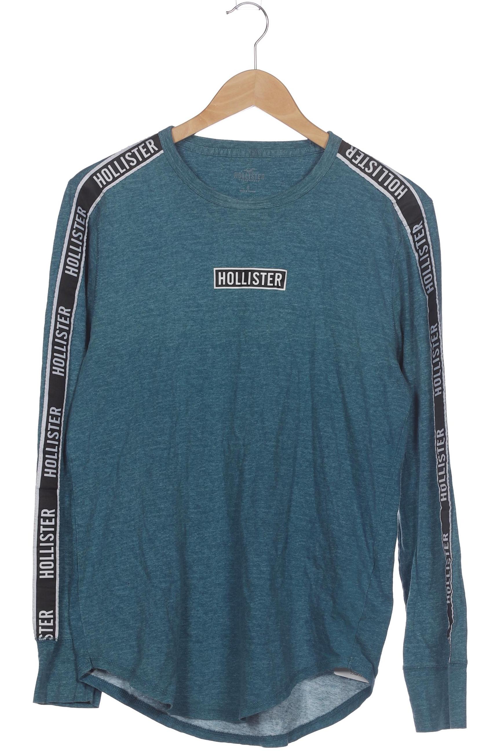 

Hollister Herren Langarmshirt, türkis, Gr. 46