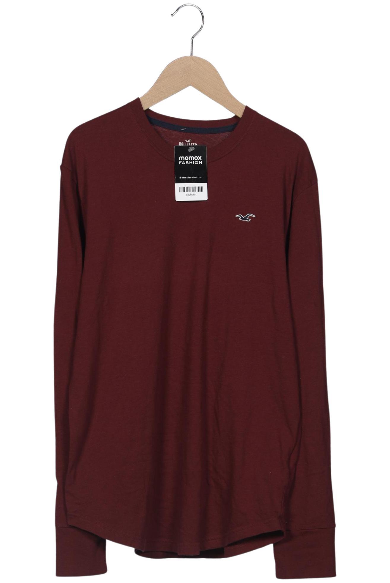 

Hollister Herren Langarmshirt, bordeaux, Gr. 46