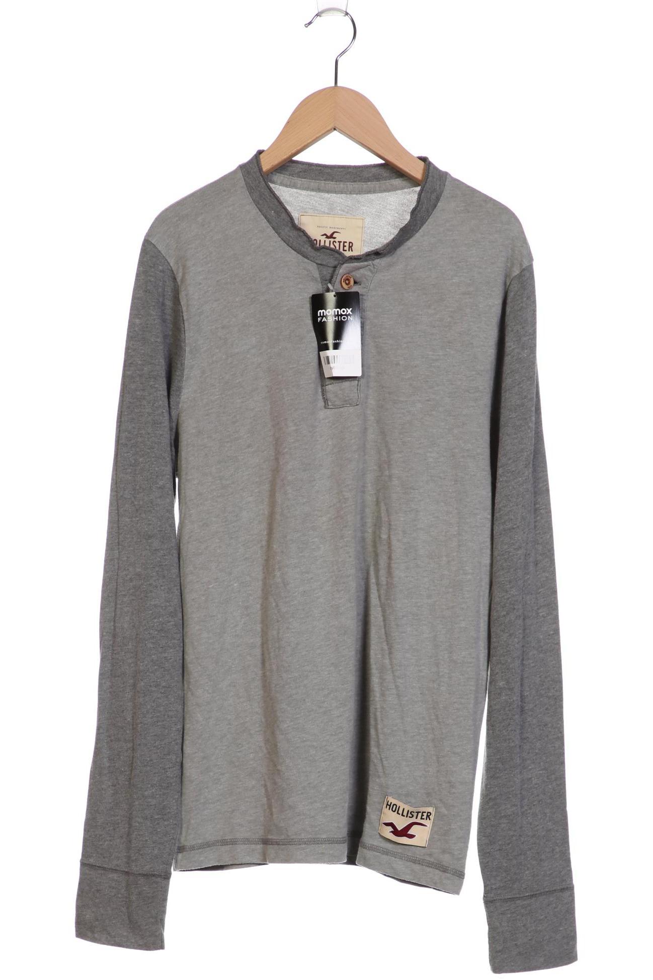 

Hollister Herren Langarmshirt, grau, Gr. 48