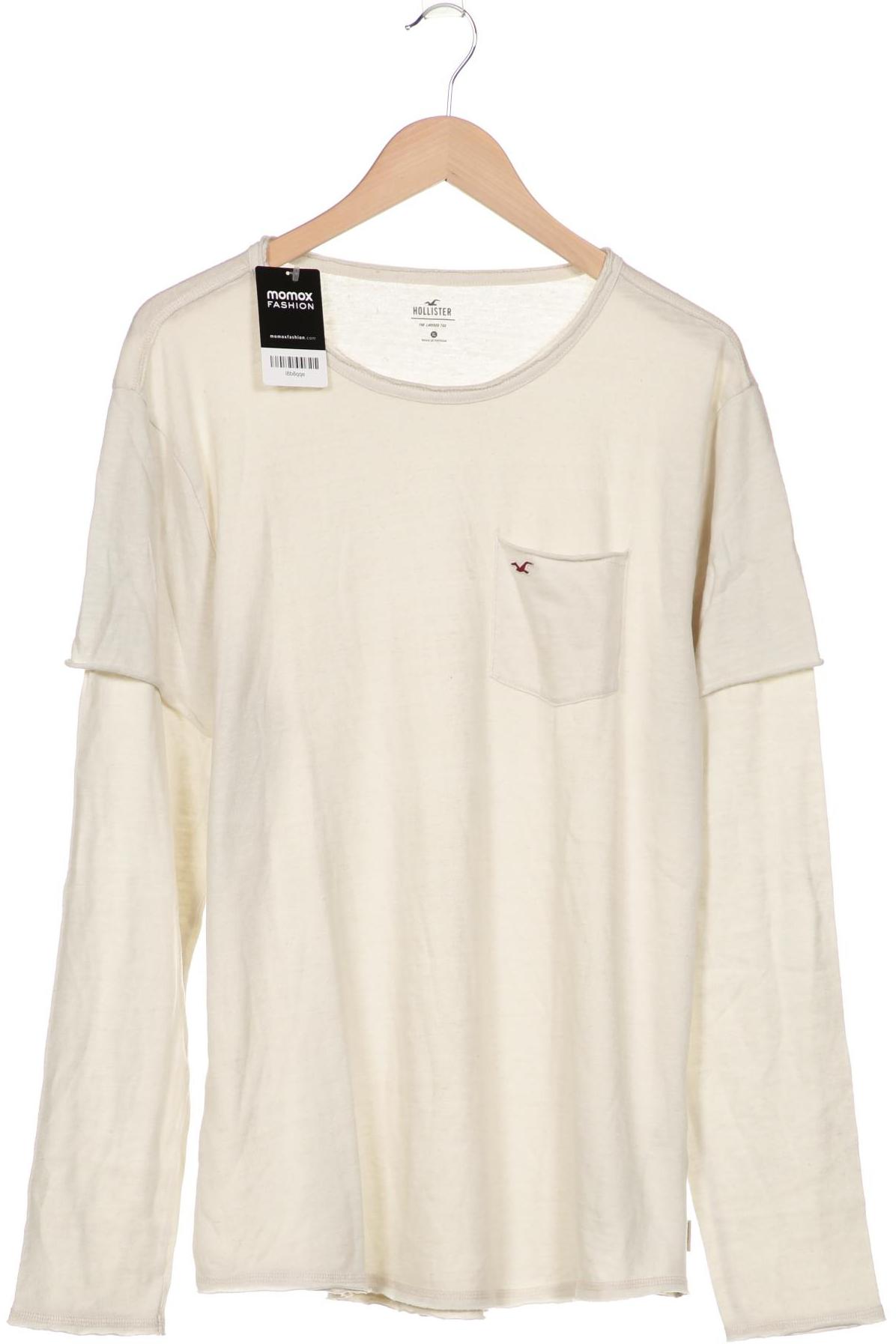 

Hollister Herren Langarmshirt, cremeweiß, Gr. 54