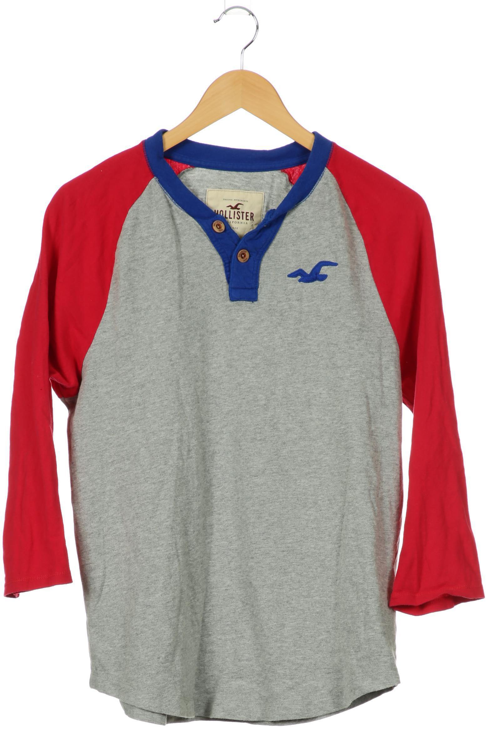 

Hollister Herren Langarmshirt, grau, Gr.