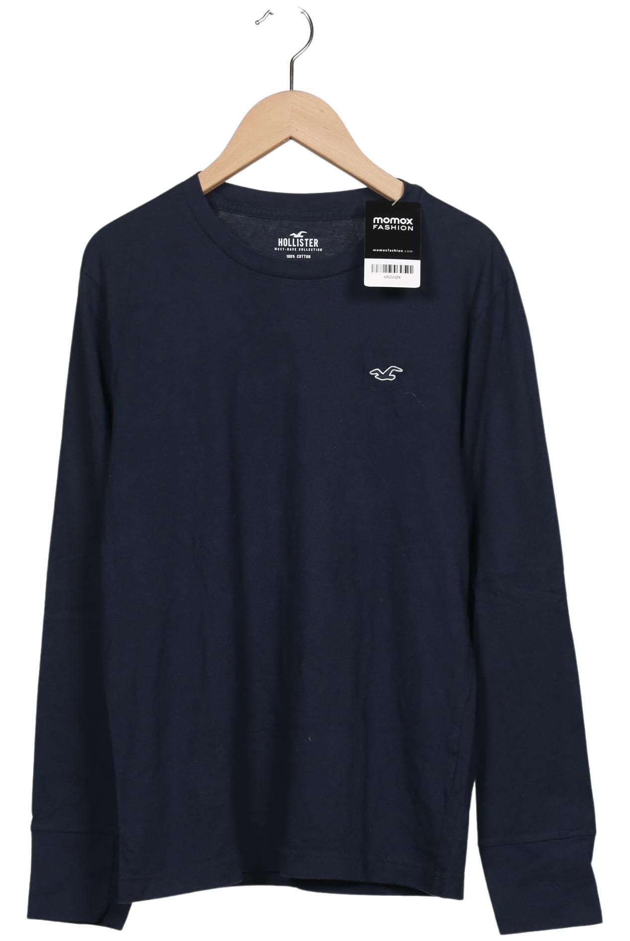 

Hollister Herren Langarmshirt, marineblau, Gr. 44