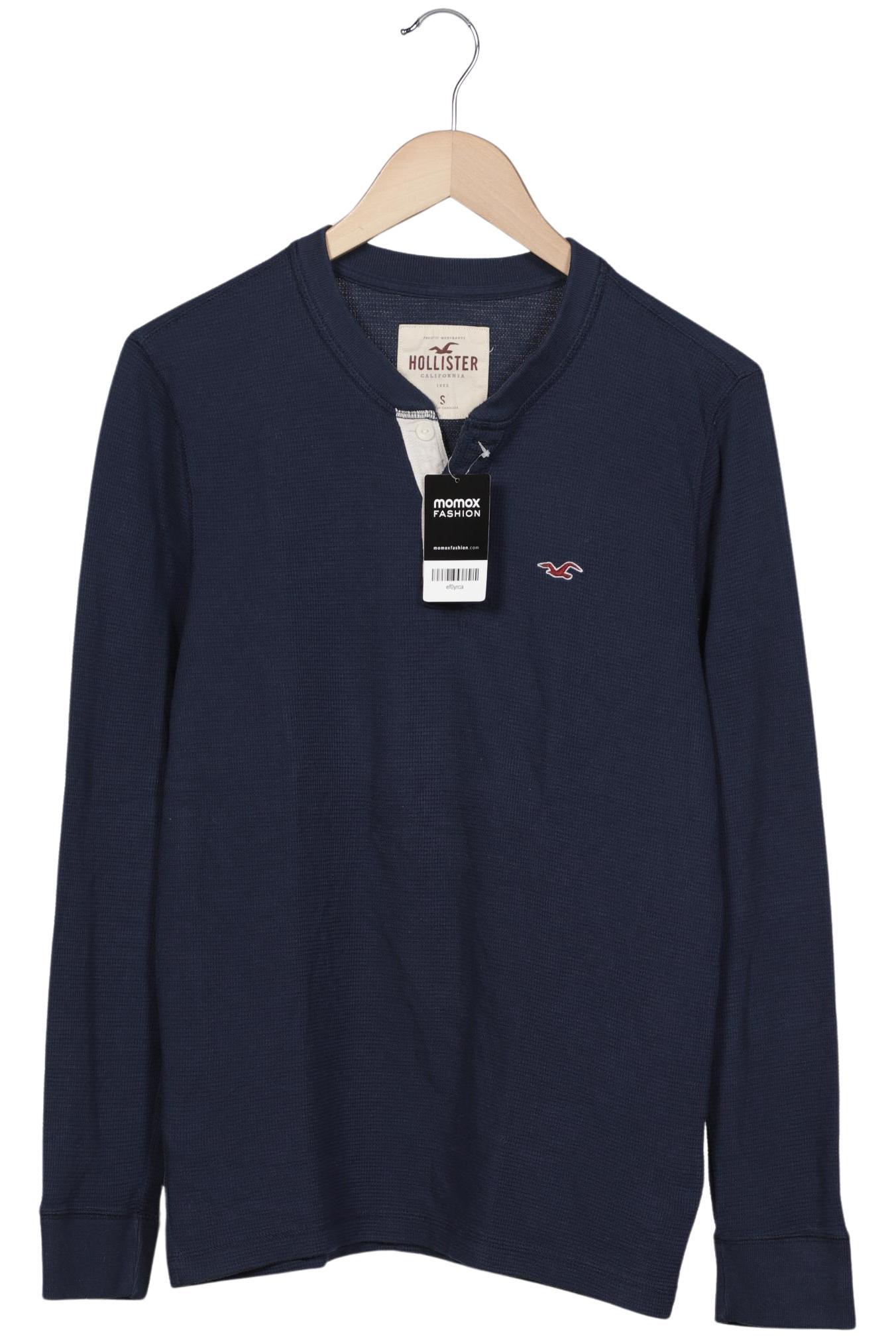 

Hollister Herren Langarmshirt, marineblau, Gr. 46