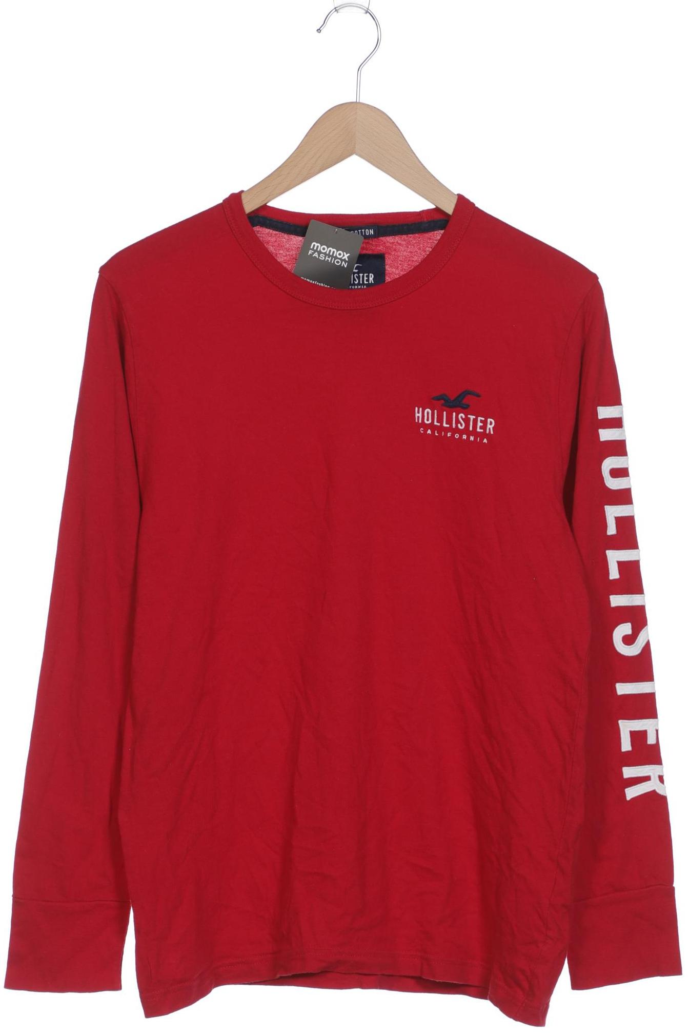 

Hollister Herren Langarmshirt, rot, Gr. 46