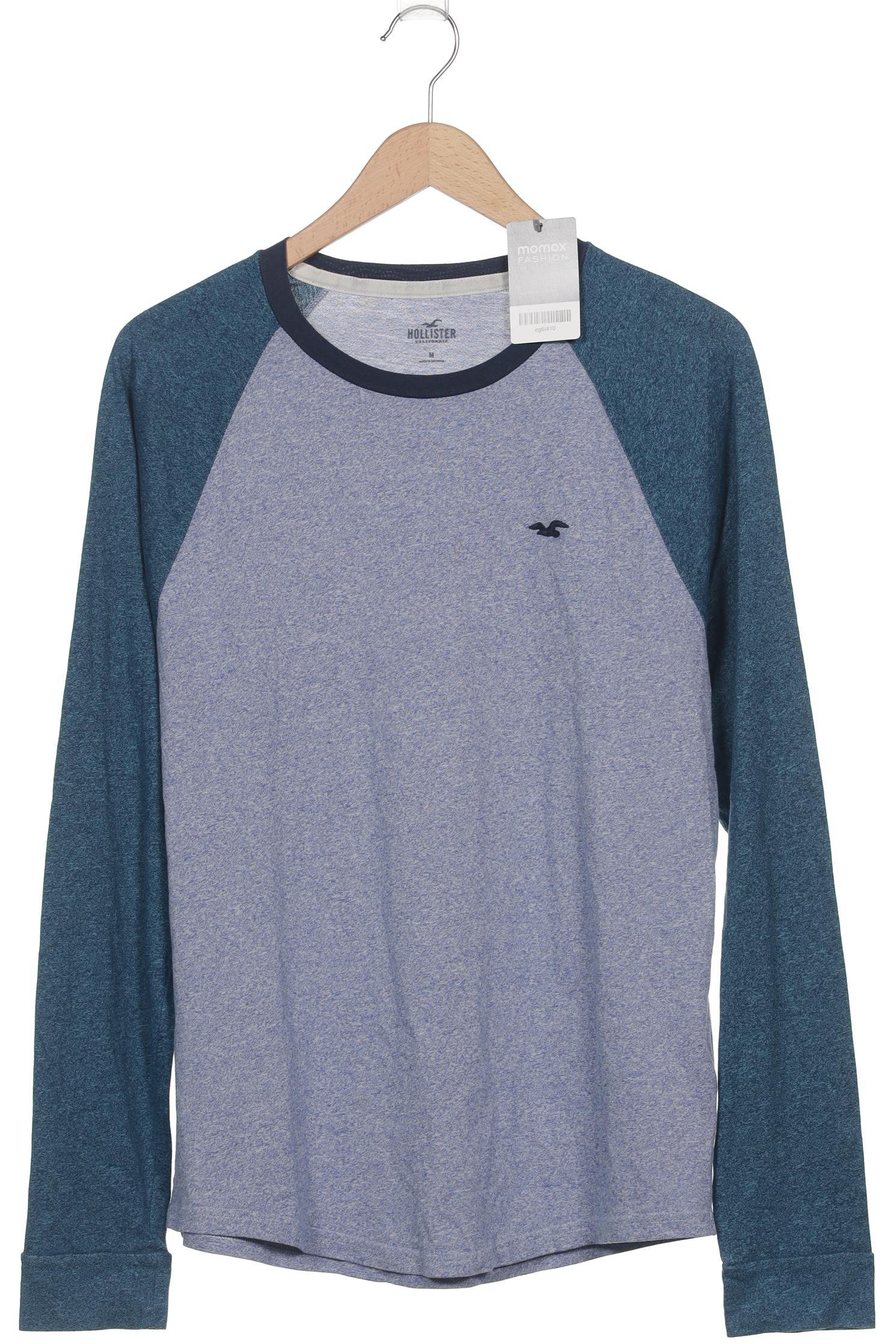 

Hollister Herren Langarmshirt, blau, Gr. 48