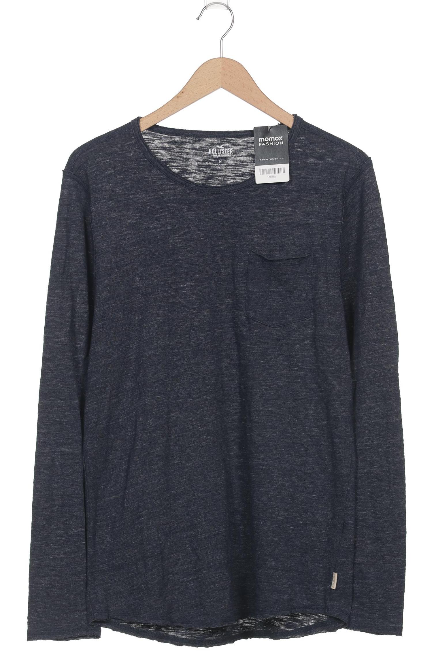 

Hollister Herren Langarmshirt, marineblau, Gr. 48