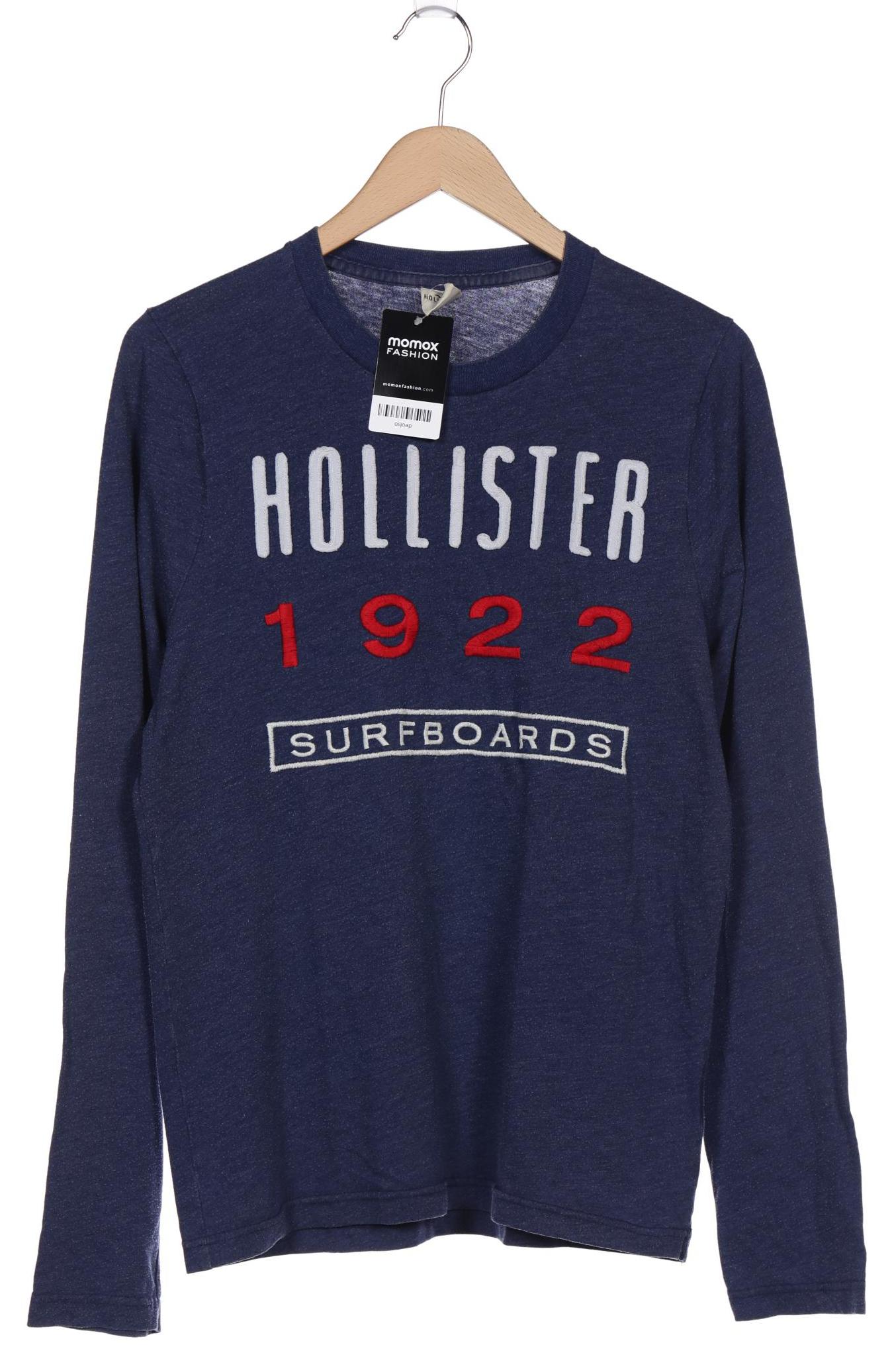 

Hollister Herren Langarmshirt, marineblau, Gr. 52