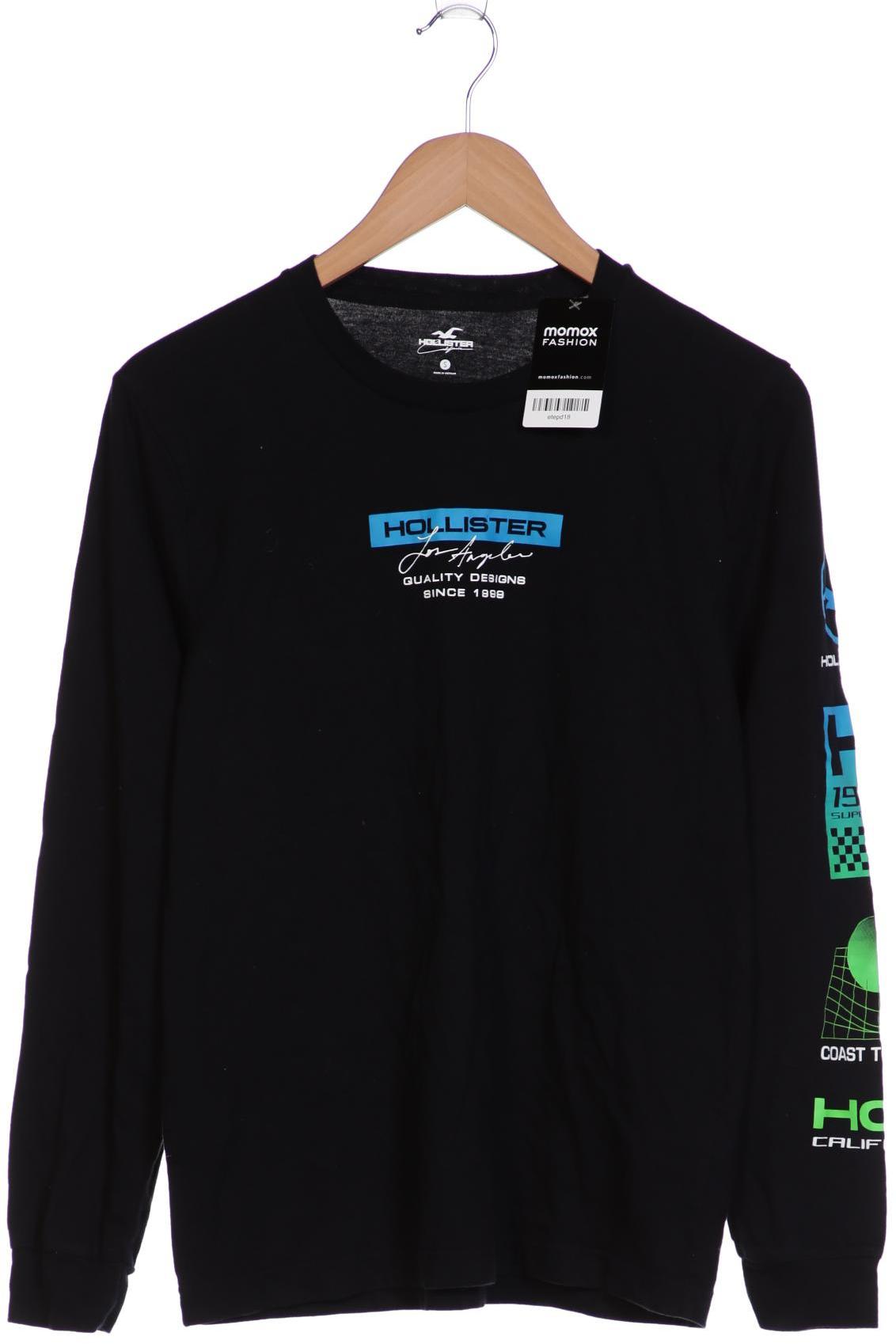 

Hollister Herren Langarmshirt, schwarz