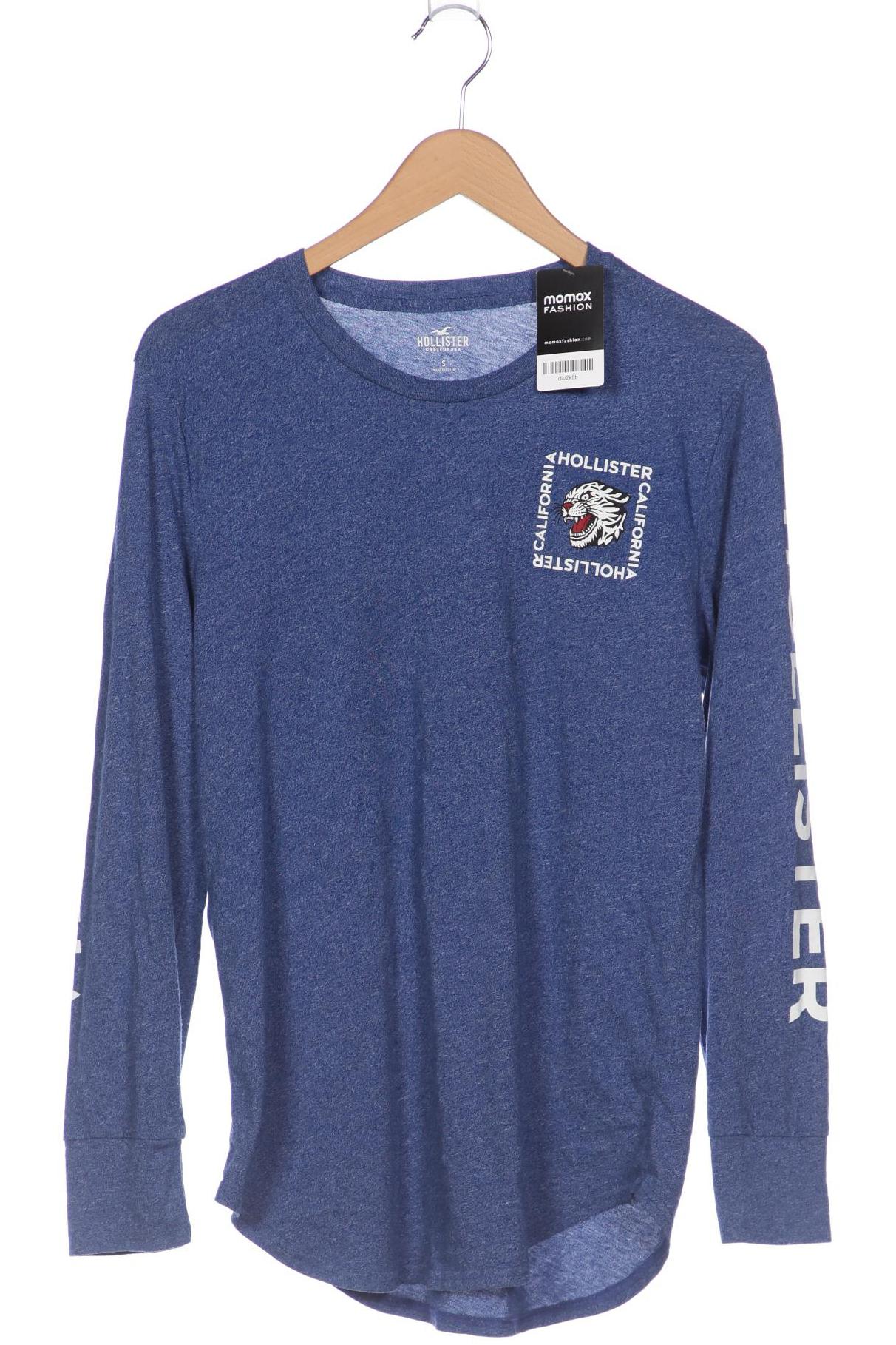 

Hollister Herren Langarmshirt, blau, Gr. 46