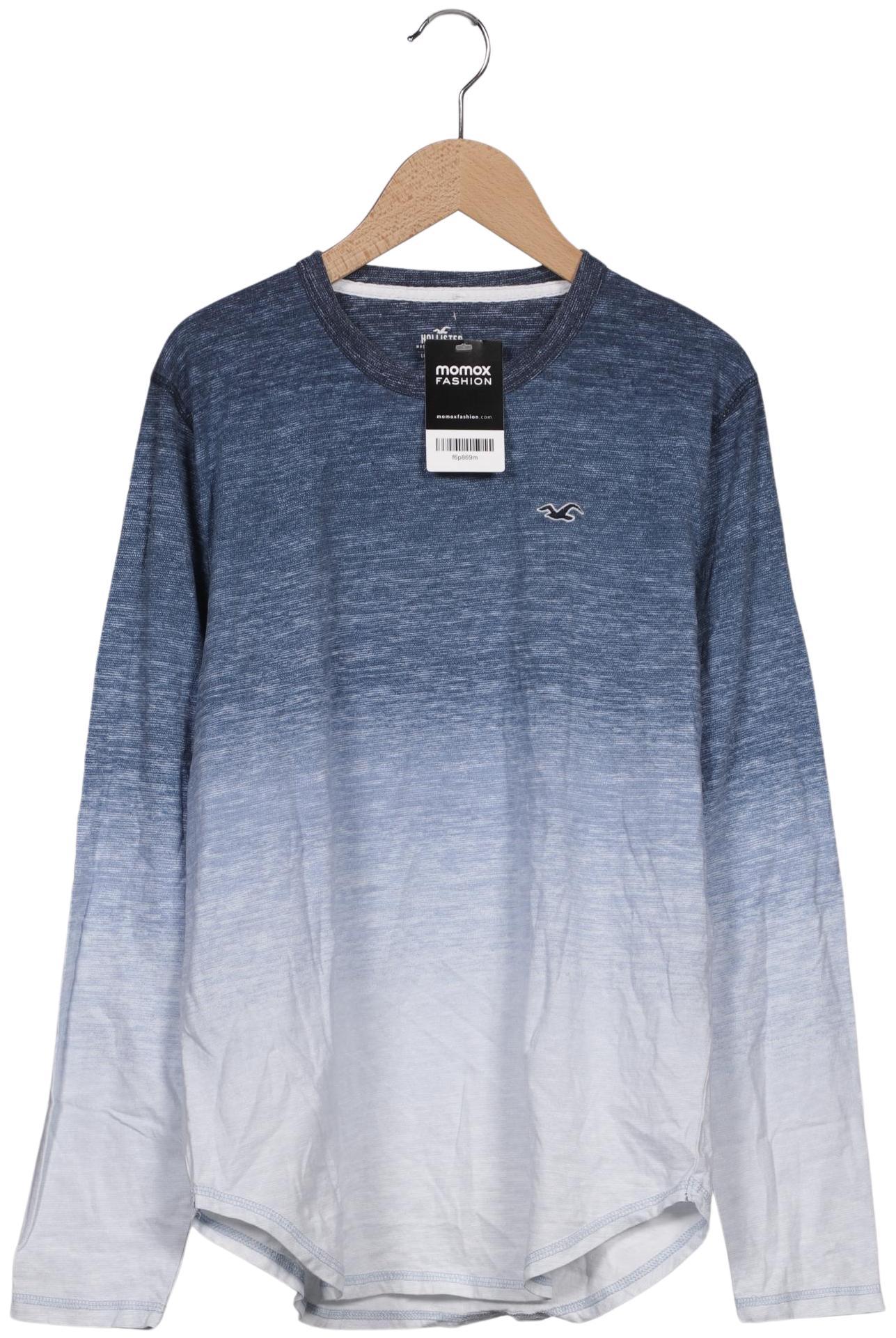 

Hollister Herren Langarmshirt, blau, Gr. 46