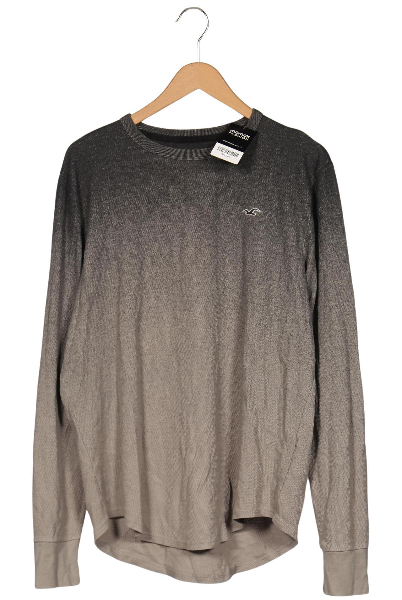 

Hollister Herren Langarmshirt, grau, Gr. 54