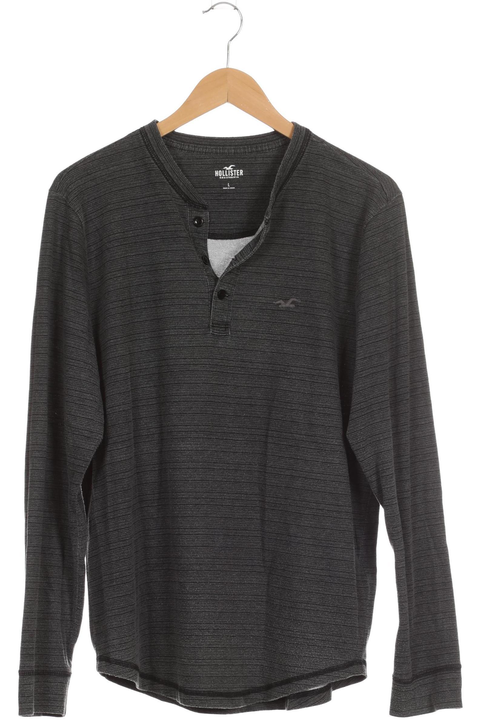 

Hollister Herren Langarmshirt, grau, Gr.