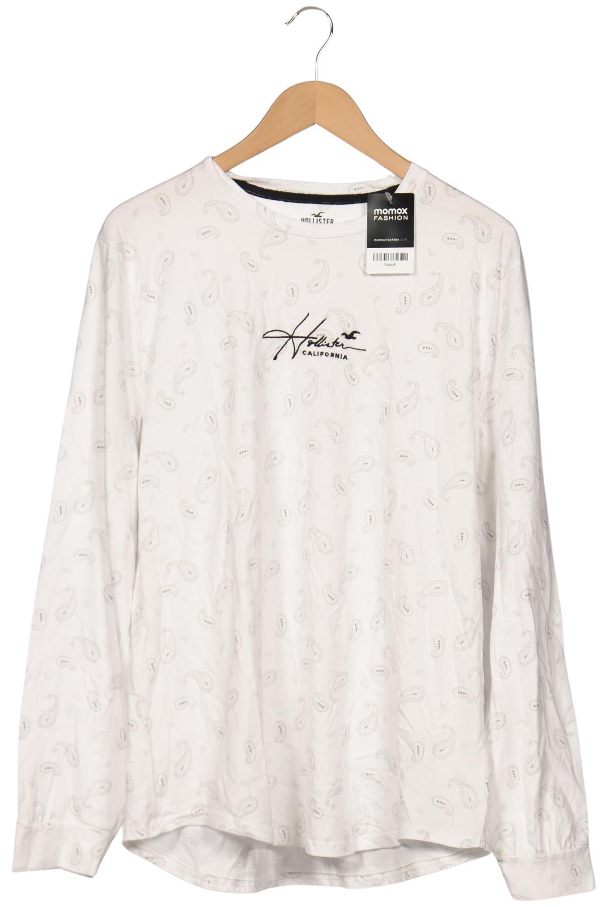 

Hollister Herren Langarmshirt, weiß, Gr. 56