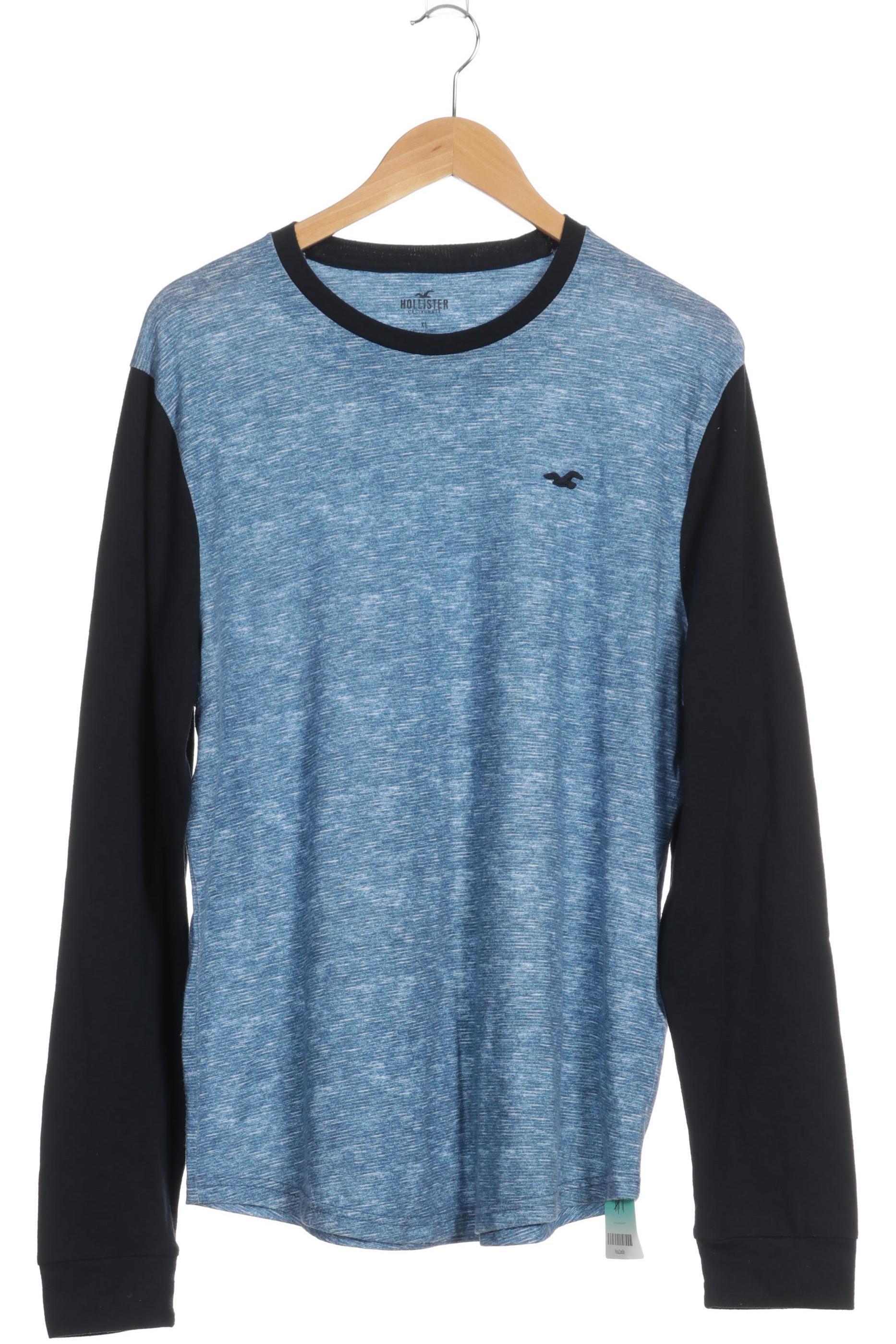 

Hollister Herren Langarmshirt, blau, Gr.