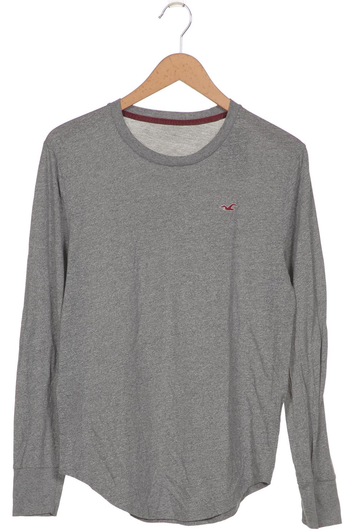 

Hollister Herren Langarmshirt, grau