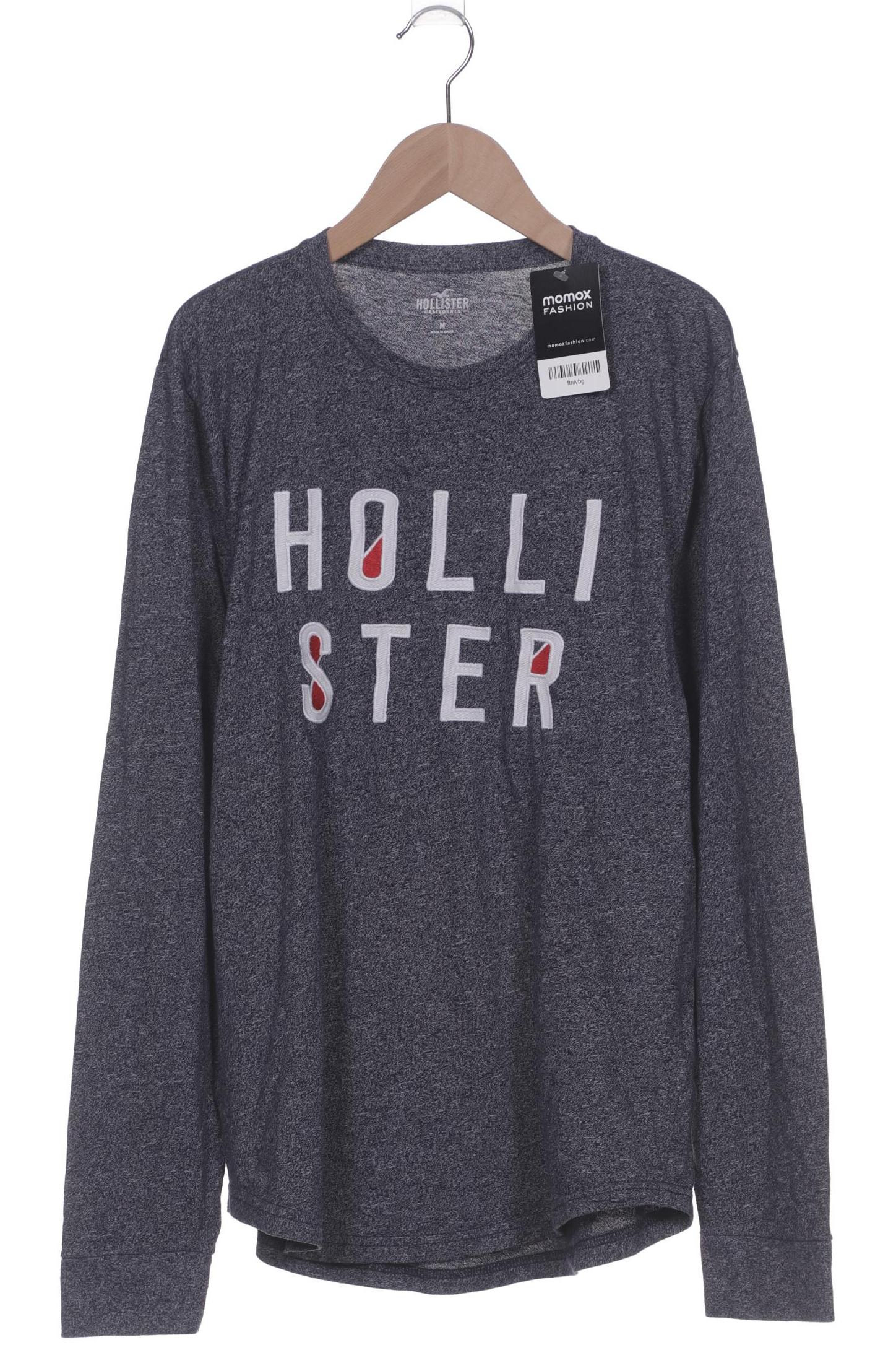 

Hollister Herren Langarmshirt, marineblau, Gr. 48
