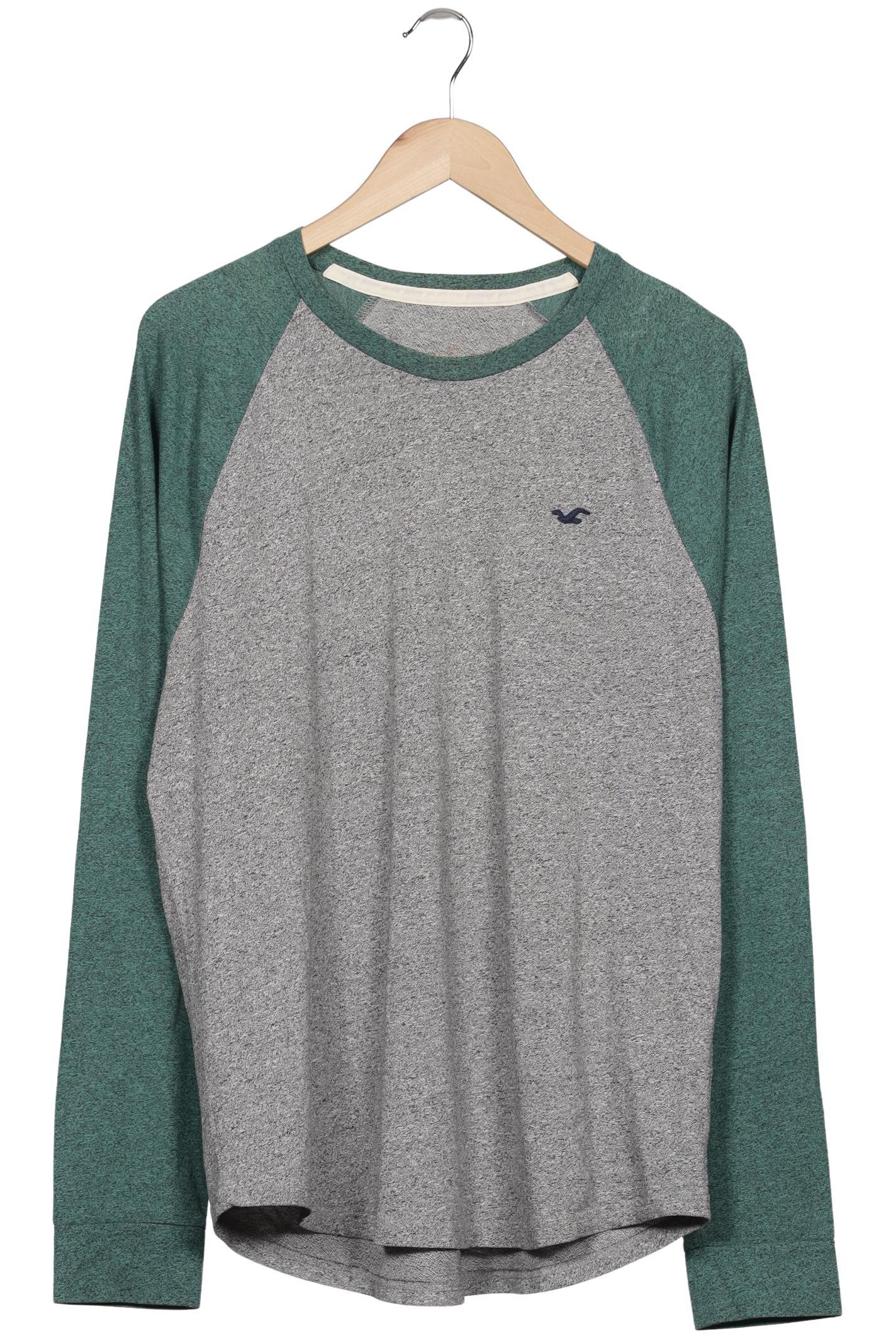 

Hollister Herren Langarmshirt, grau, Gr. 54