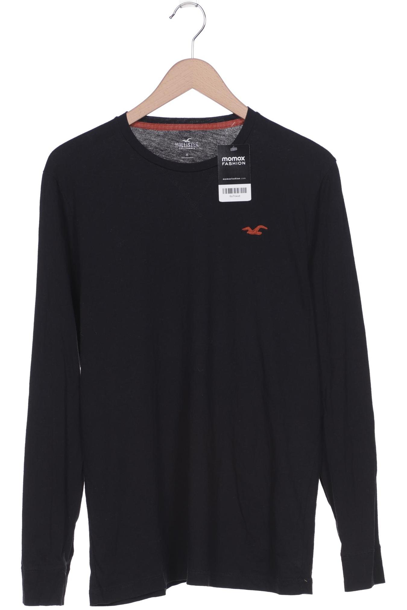 

Hollister Herren Langarmshirt, schwarz