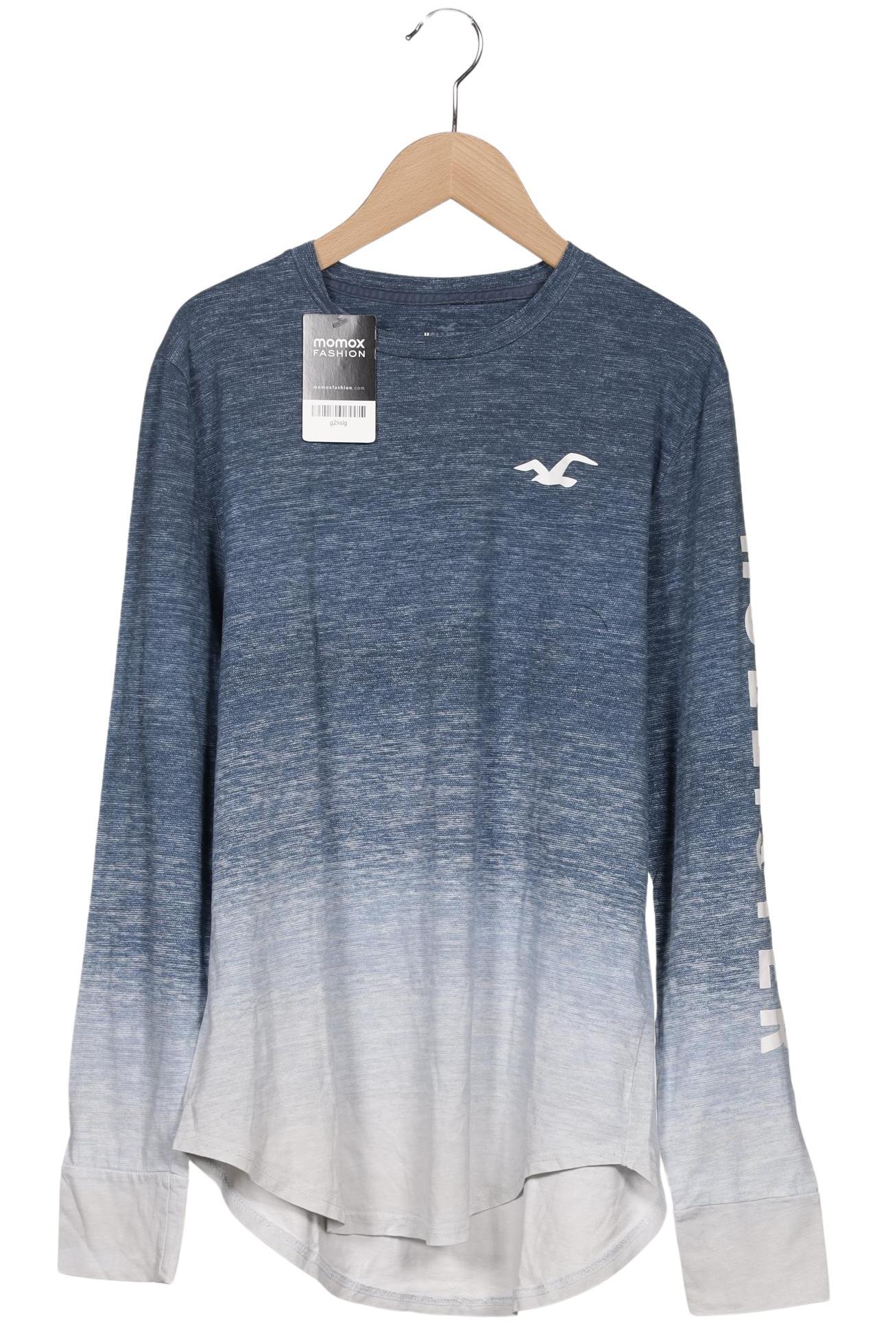 

Hollister Herren Langarmshirt, blau, Gr. 48